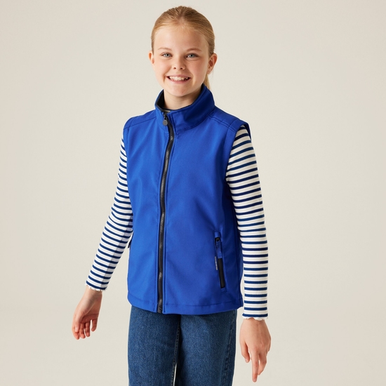 Kids' Ablaze Softshell Bodywarmer New Royal/Navy