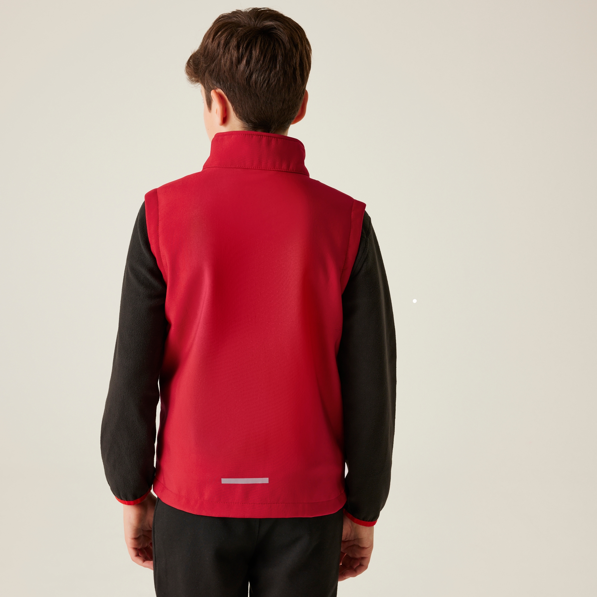 Regatta Professional Dziecięca kamizelka softshellowa Ablaze Czerwony