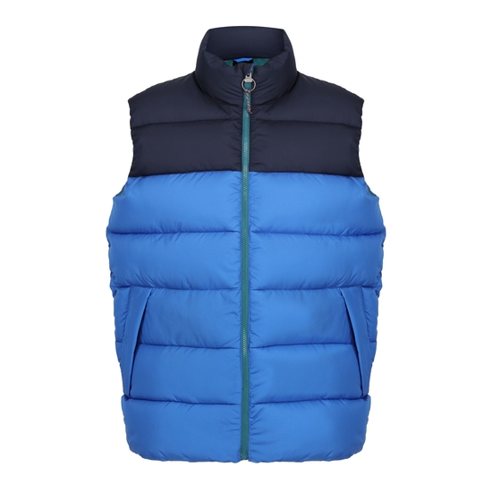 Men's Vintage Puffer Vest Solar Black