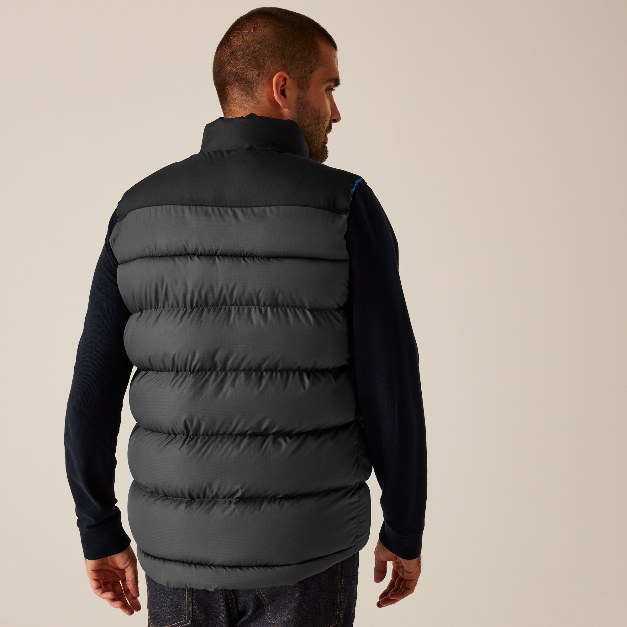 Regatta Professional Męska kamizelka ocieplana Vintage Szaro-czarny