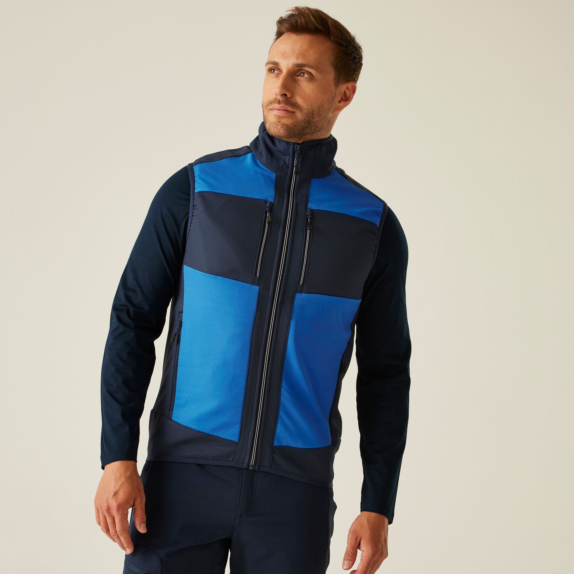 Regatta Professional E-Volve 2 Layer Softshell Gilet Size: Xxl Men's Blue