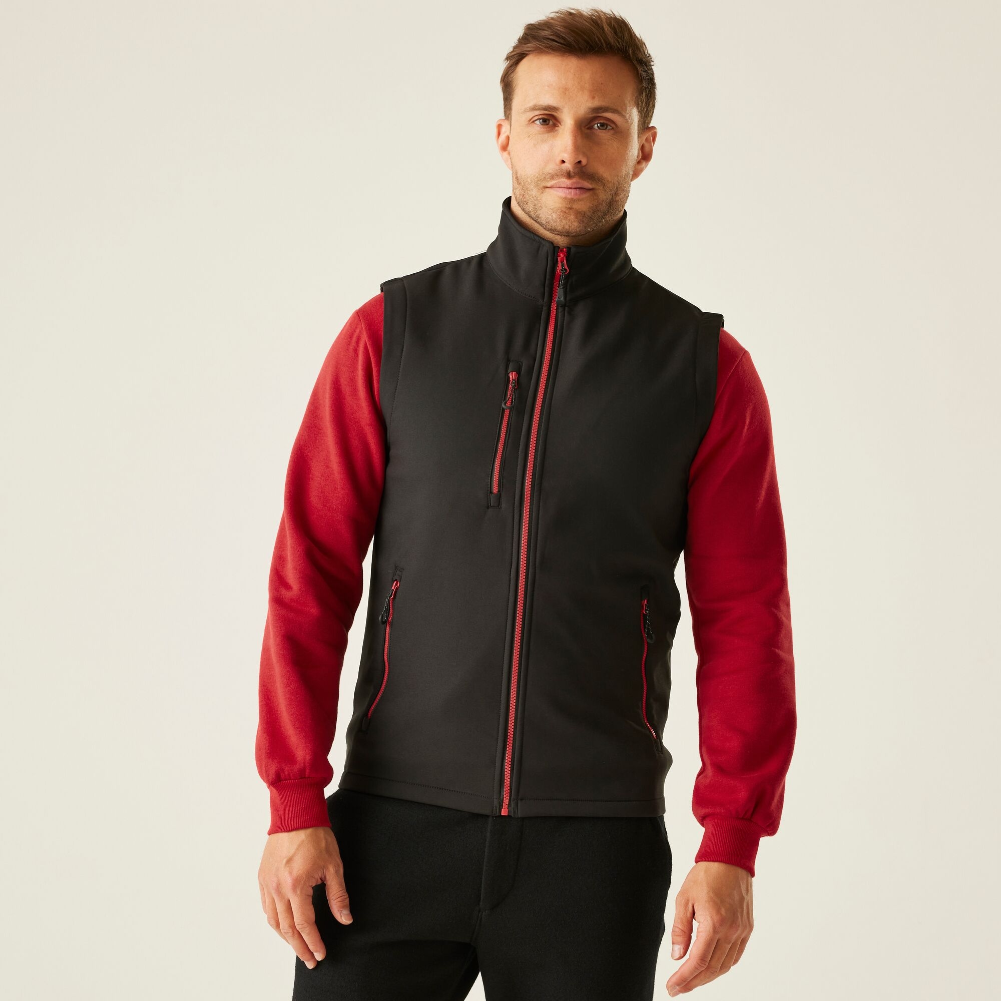 Regatta Professional Men's Navigate 2 Layer Softshell Gilet - Black 3XL