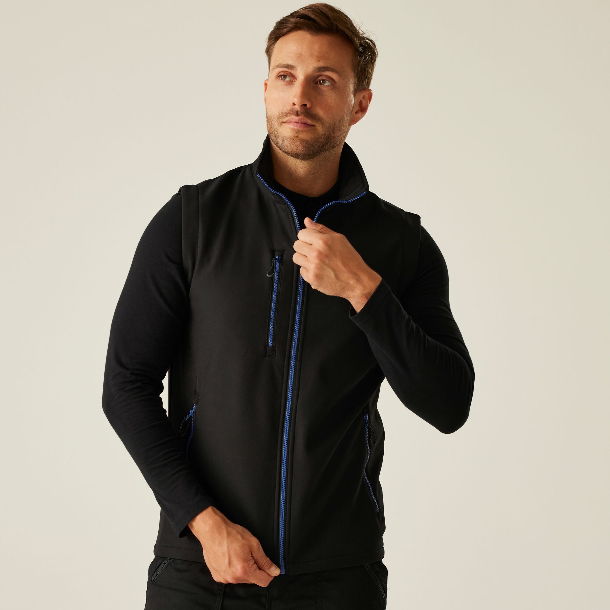 Regatta Professional Navigate 2 Layer Softshell Gilet Size: Xxl Men's Black