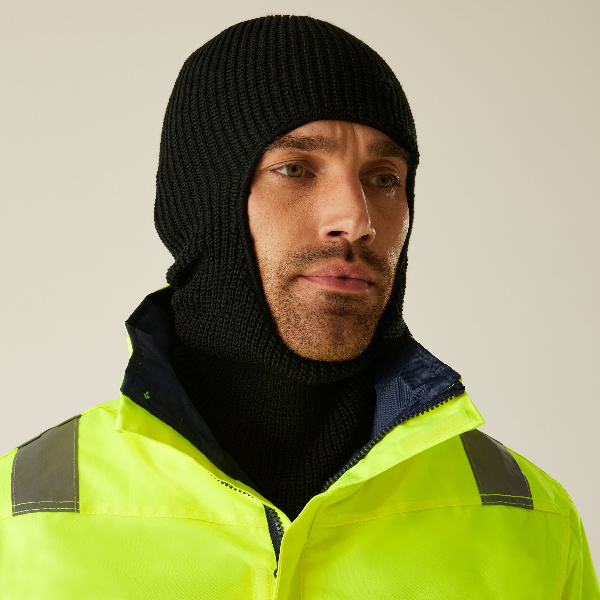 Regatta Professional Men's Open Face Balaclava Black