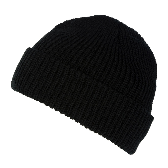 Men's Watch Knitted Hat Black