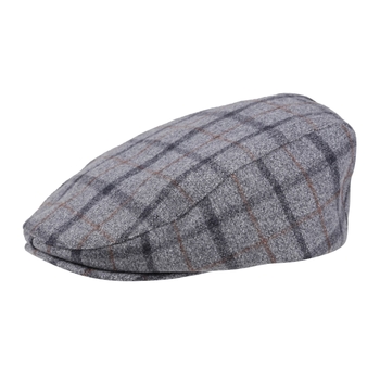 Men's Acre Tweed Flatcap Grey Check