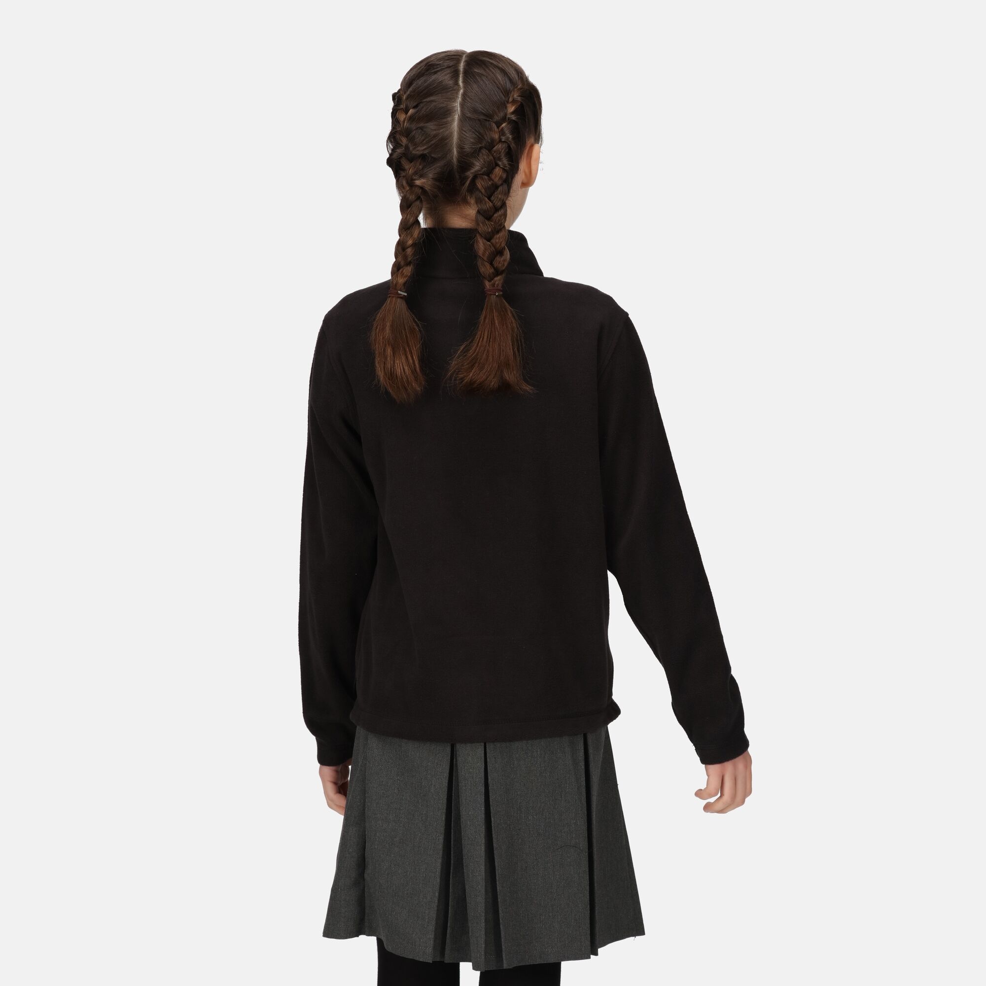 Regatta Professional Regatta Professional Dziecięcy polar z suwakiem Brigade II Czarny