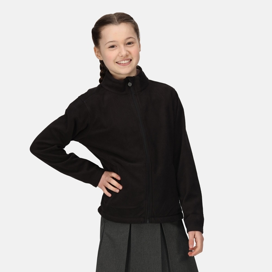 Polaire zippée Junior BRIGADE Noir