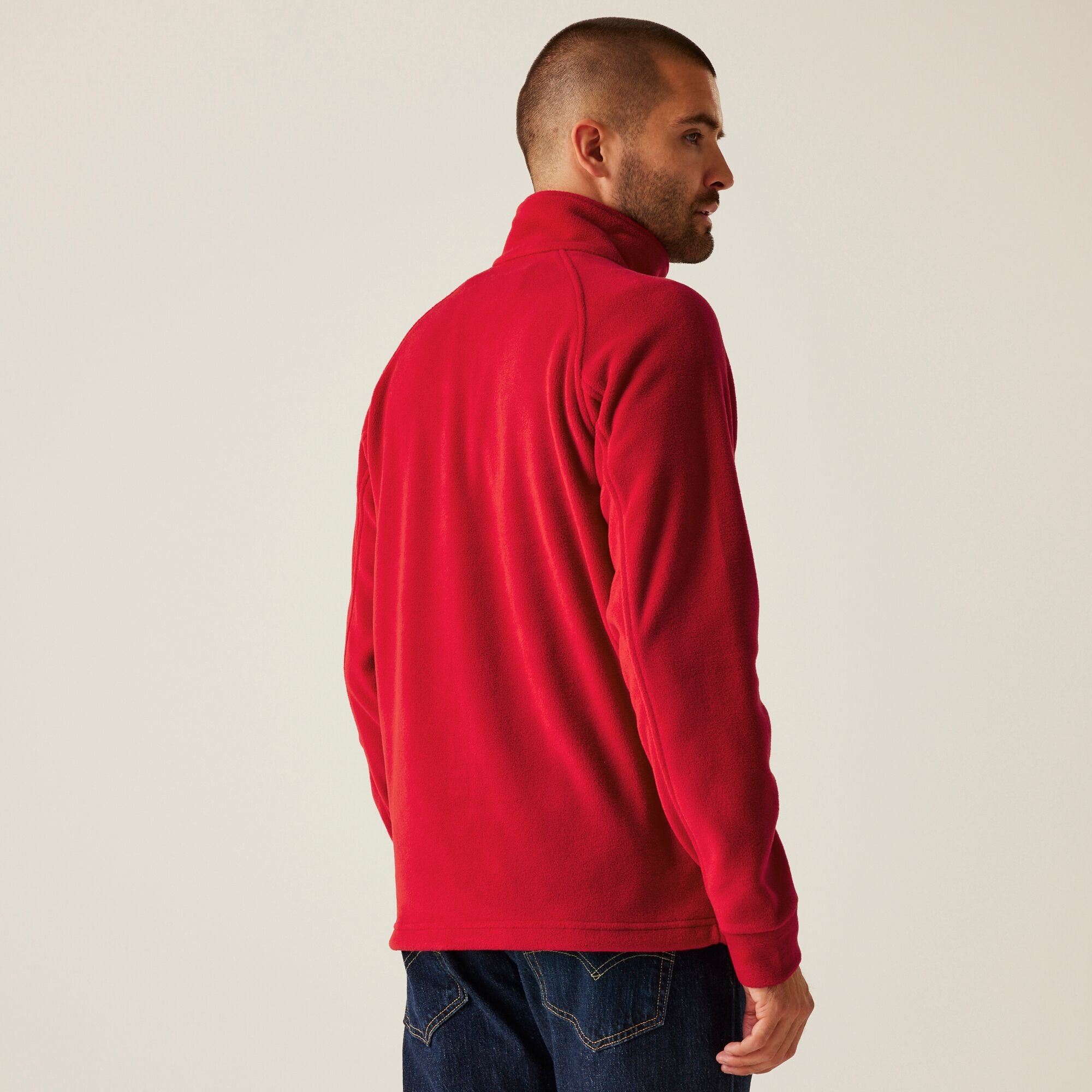 Regatta Professional   Męski polar z suwakiem Thor III Czerwony