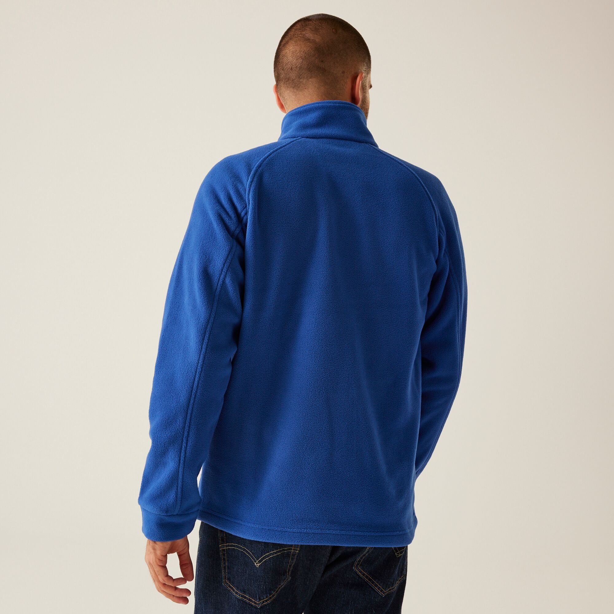 Regatta Professional   Męski polar z suwakiem Thor III Niebieski