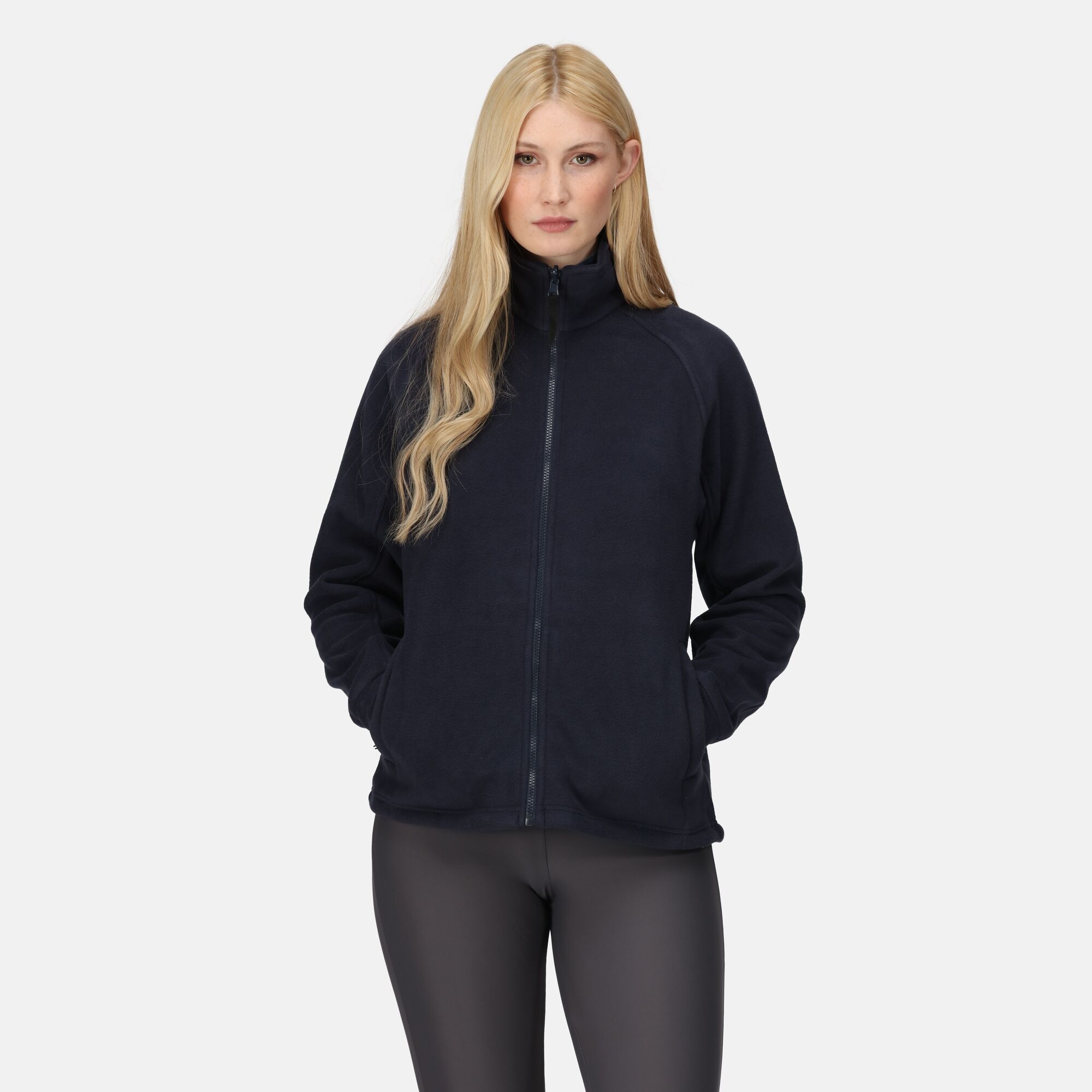 Regatta Professional Damski Polar z Suwakiem Thor III Granatowy, Rozmiar: 38