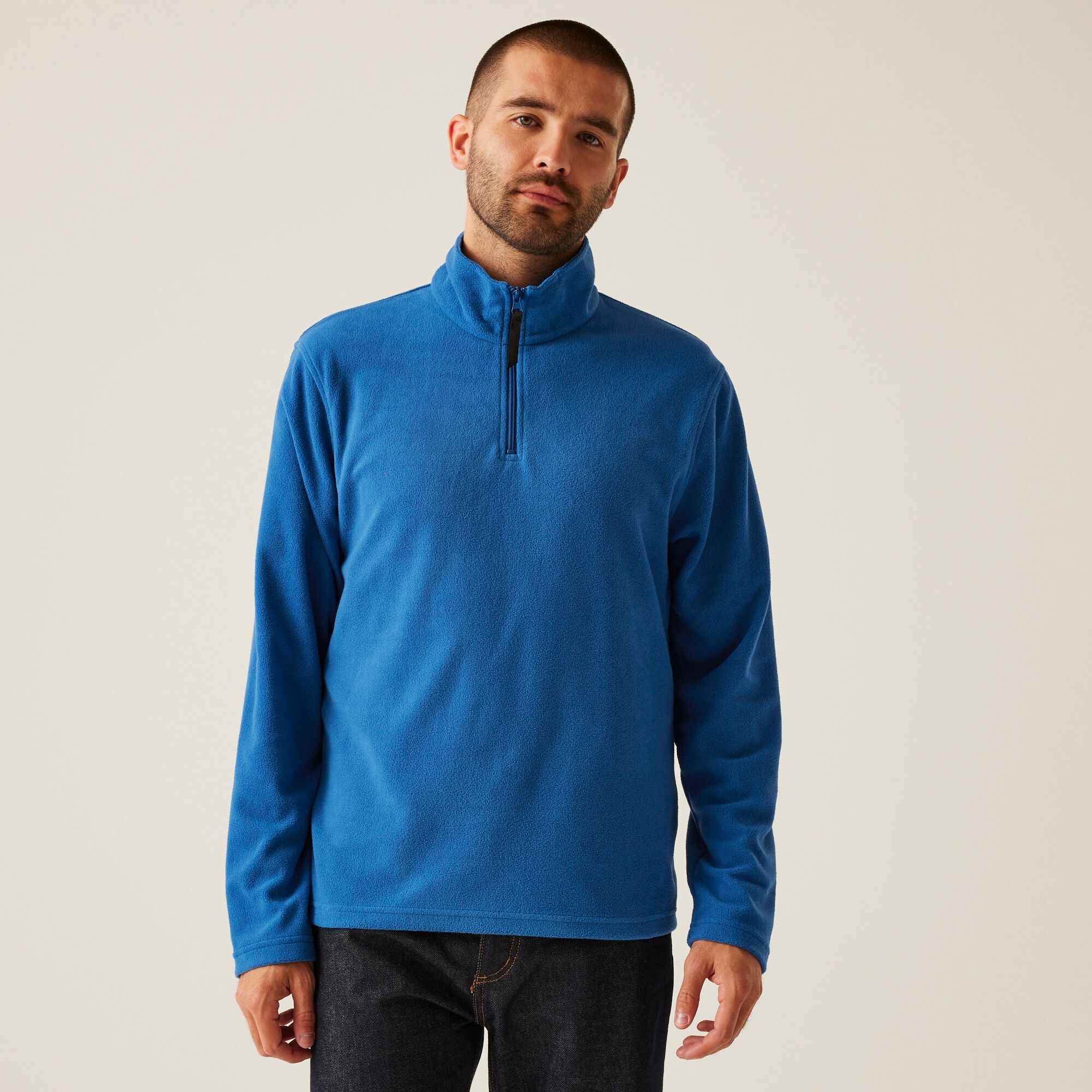 Regatta Professional Męski polar z suwakiem Micro Niebieski