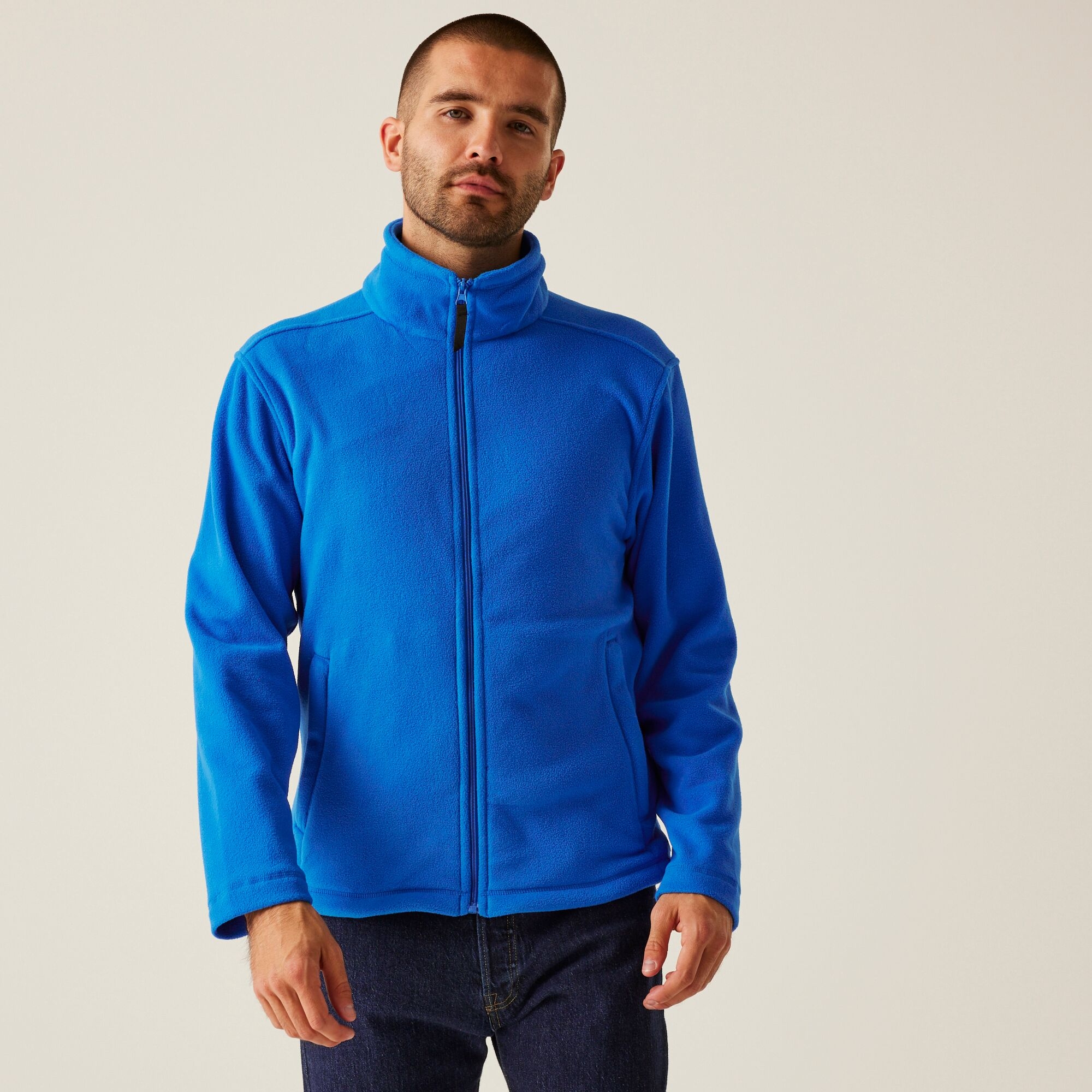 Regatta Professional Męski Polar z Suwakiem Micro Jasnoniebieski, Rozmiar: 4XL