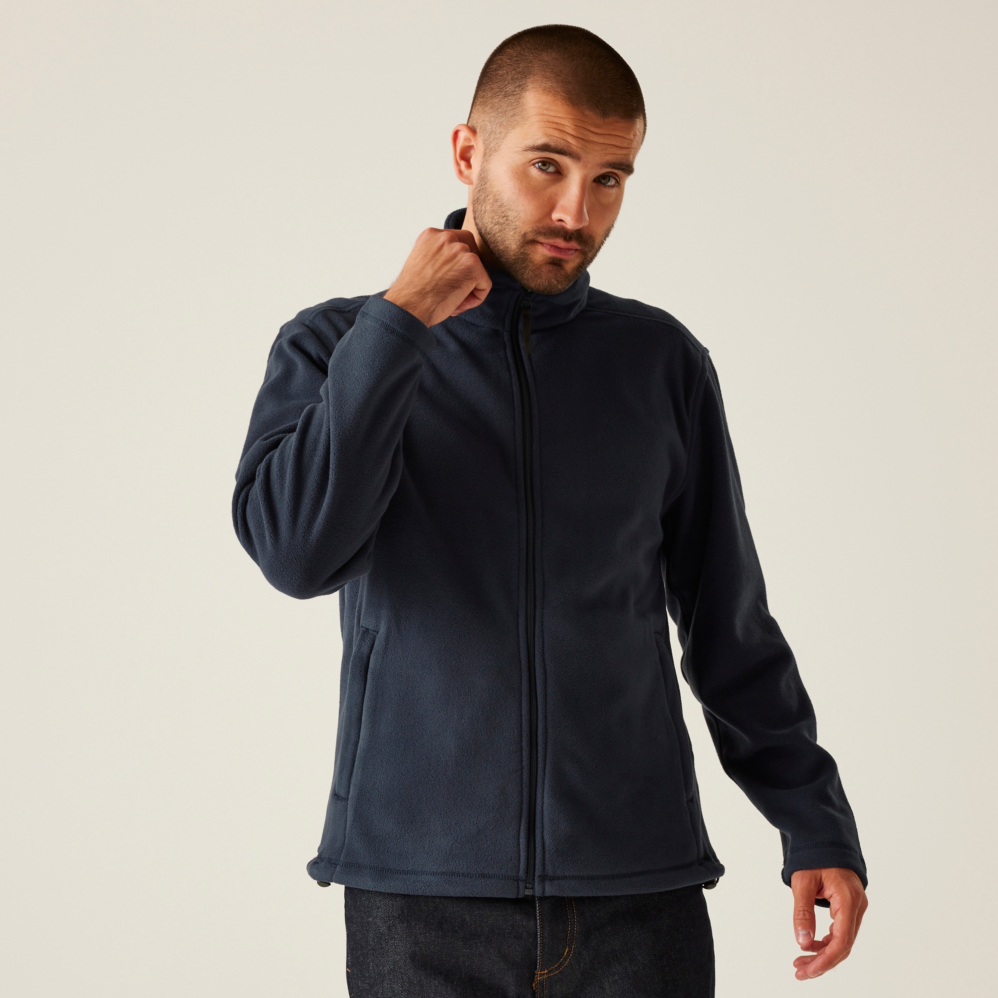 Regatta Professional Mens Micro Zip Full Zip Fleece Jacket - Image 4