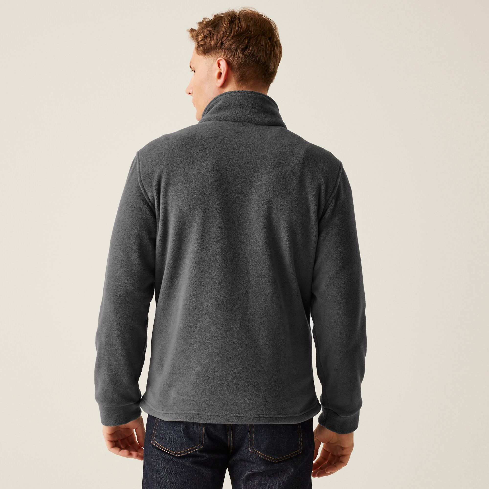 Classic Fleece Mit Durchgehendem Reißverschluss Für Herren Größe M Grau Regatta Professional - Bild 3