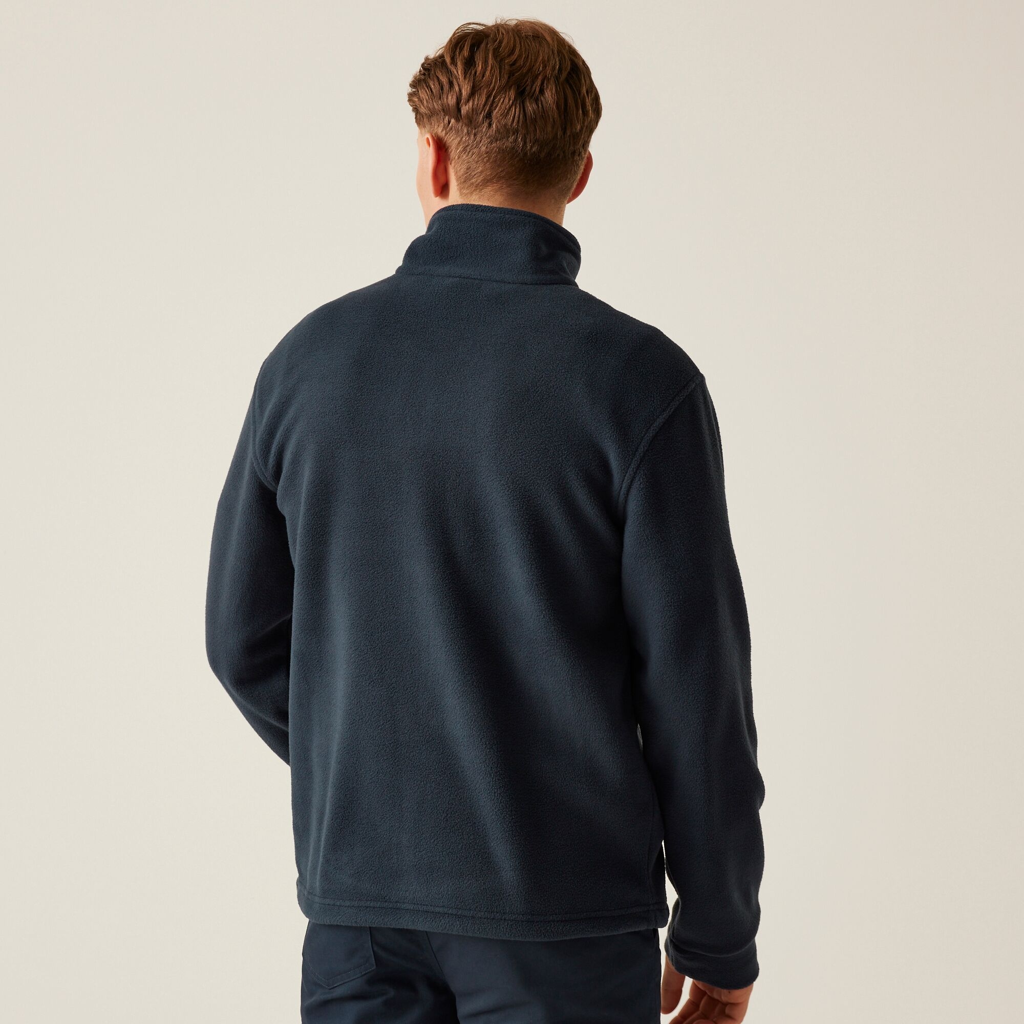 Regatta Professional   Męski polar z suwakiem Thor 3 Niebieski