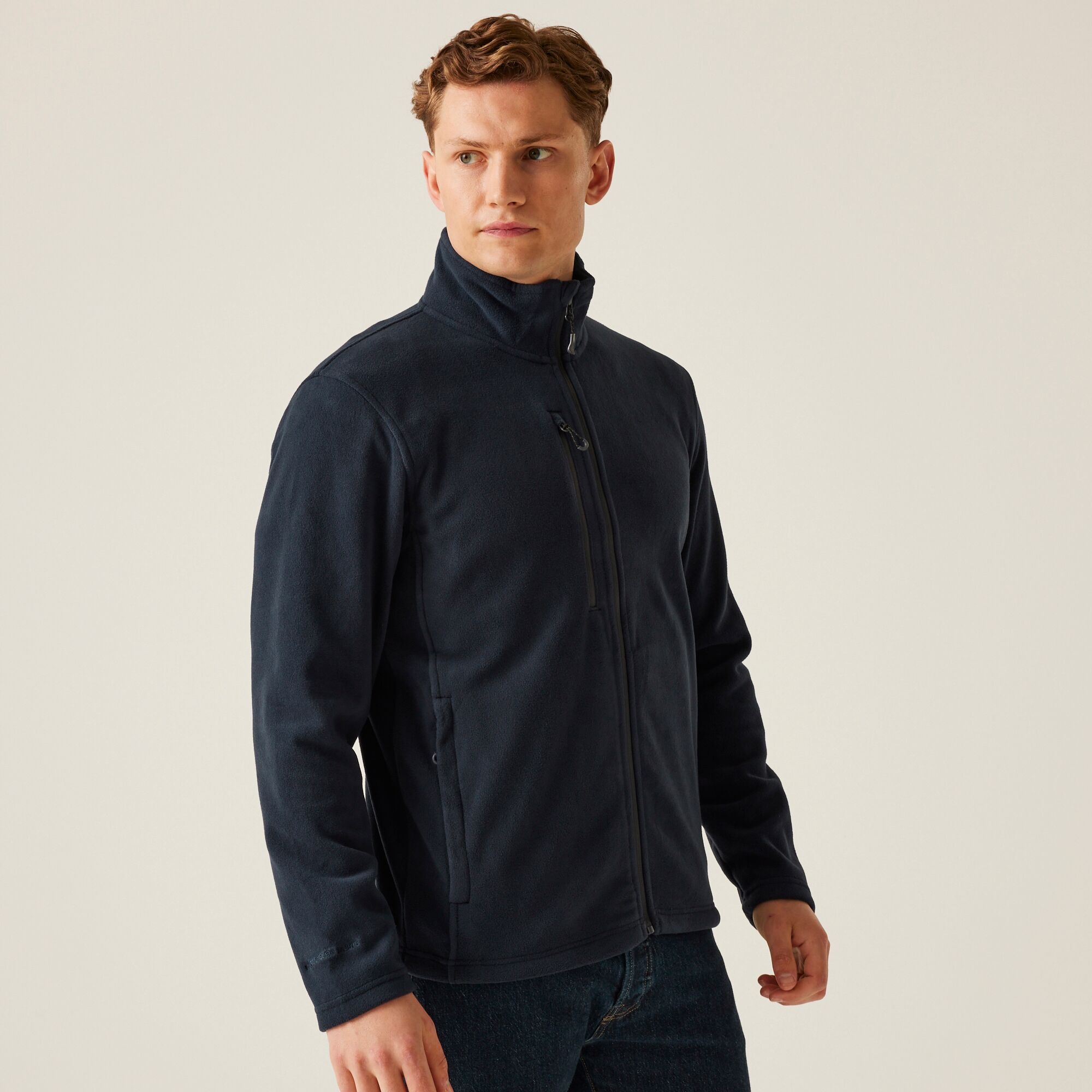 Regatta Professional Men's H/M Fleece Jacket - Blue Medium