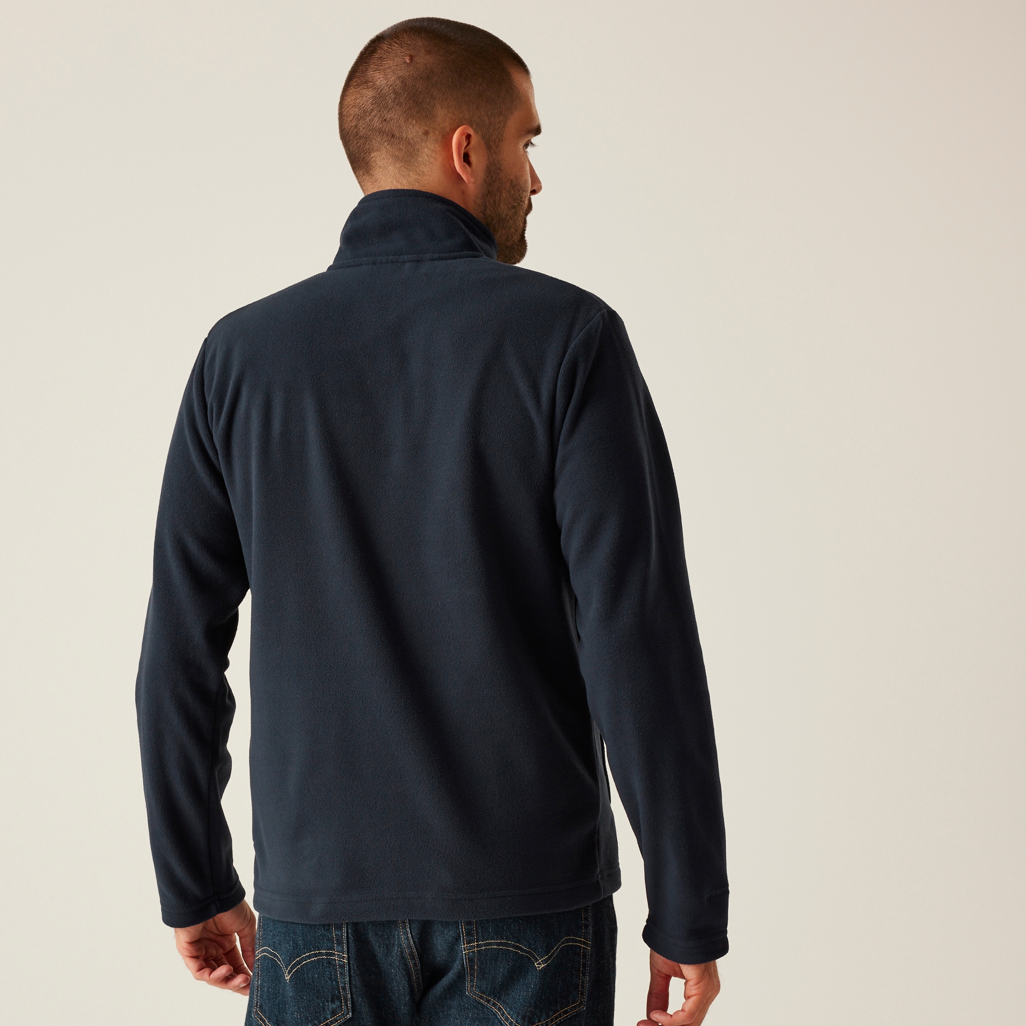 Regatta Professional Męski polar z suwakiem Honestly Made Granatowy