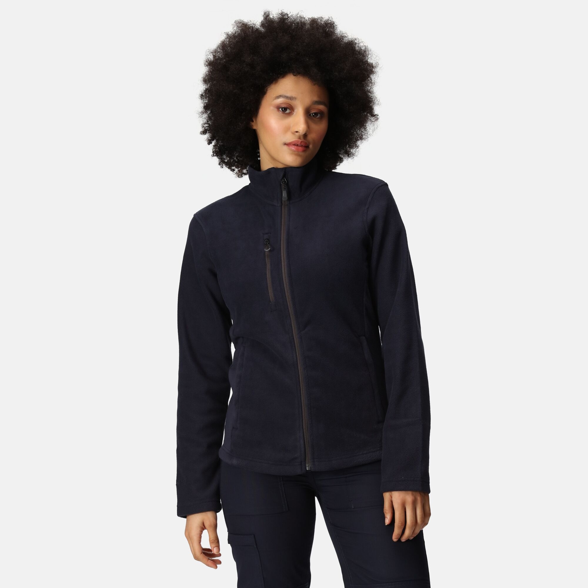 Regatta Professional   Damski polar z suwakiem Honestly Made Niebieski