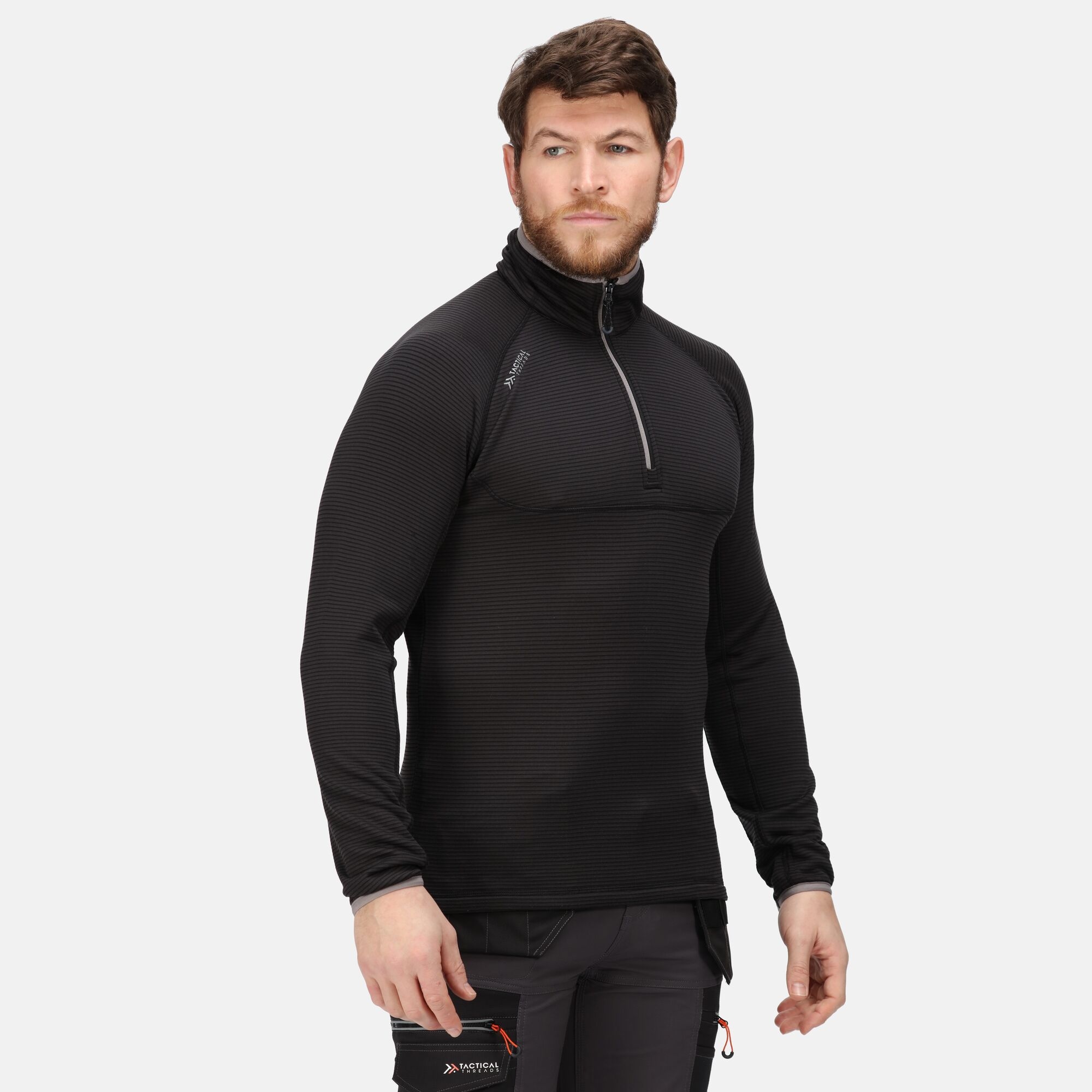 Regatta Professional Męska Bluza Termiczna Tactical Czarny, Rozmiar: S