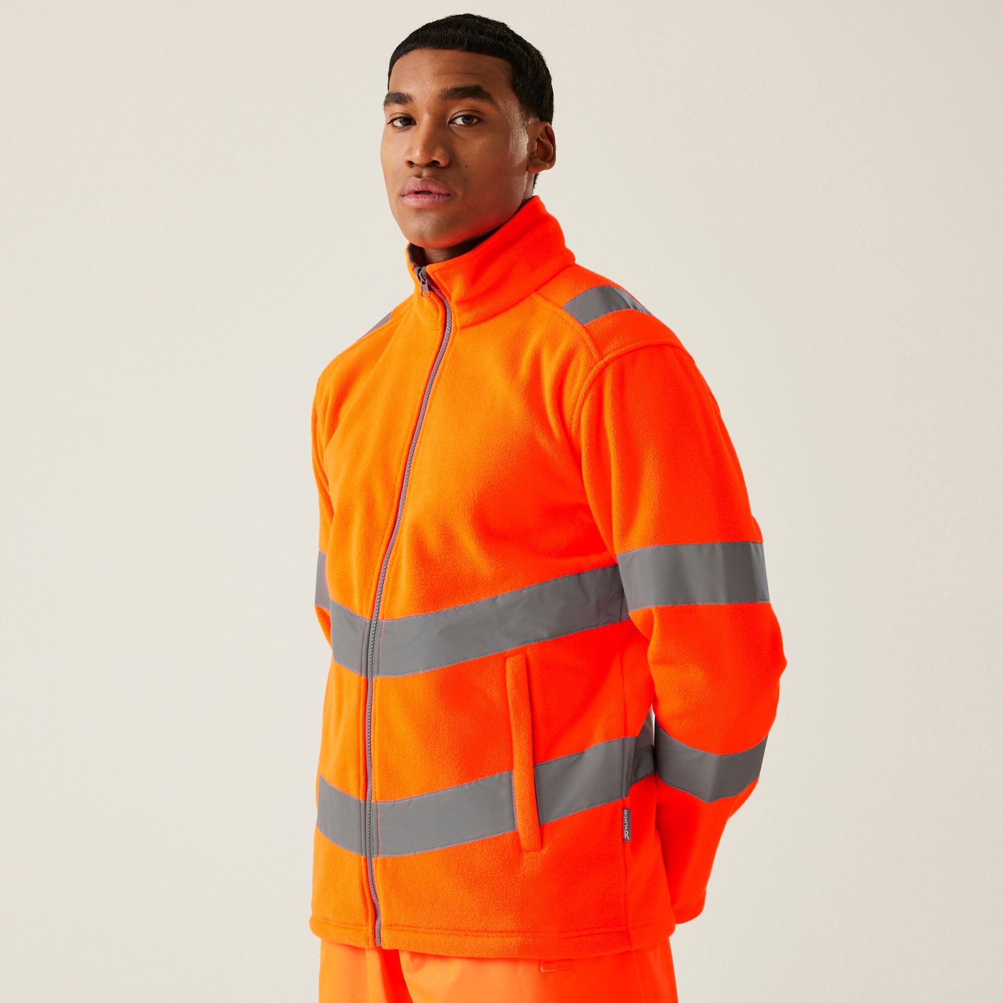Regatta Professional Men's Hi-Vis Pro Contract Thor Fleece Pomarańczowy