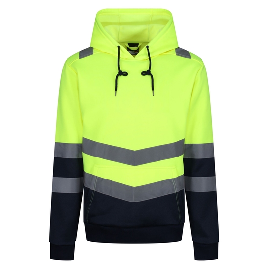 Men's Hi-Vis Overhead Hoodie Yellow