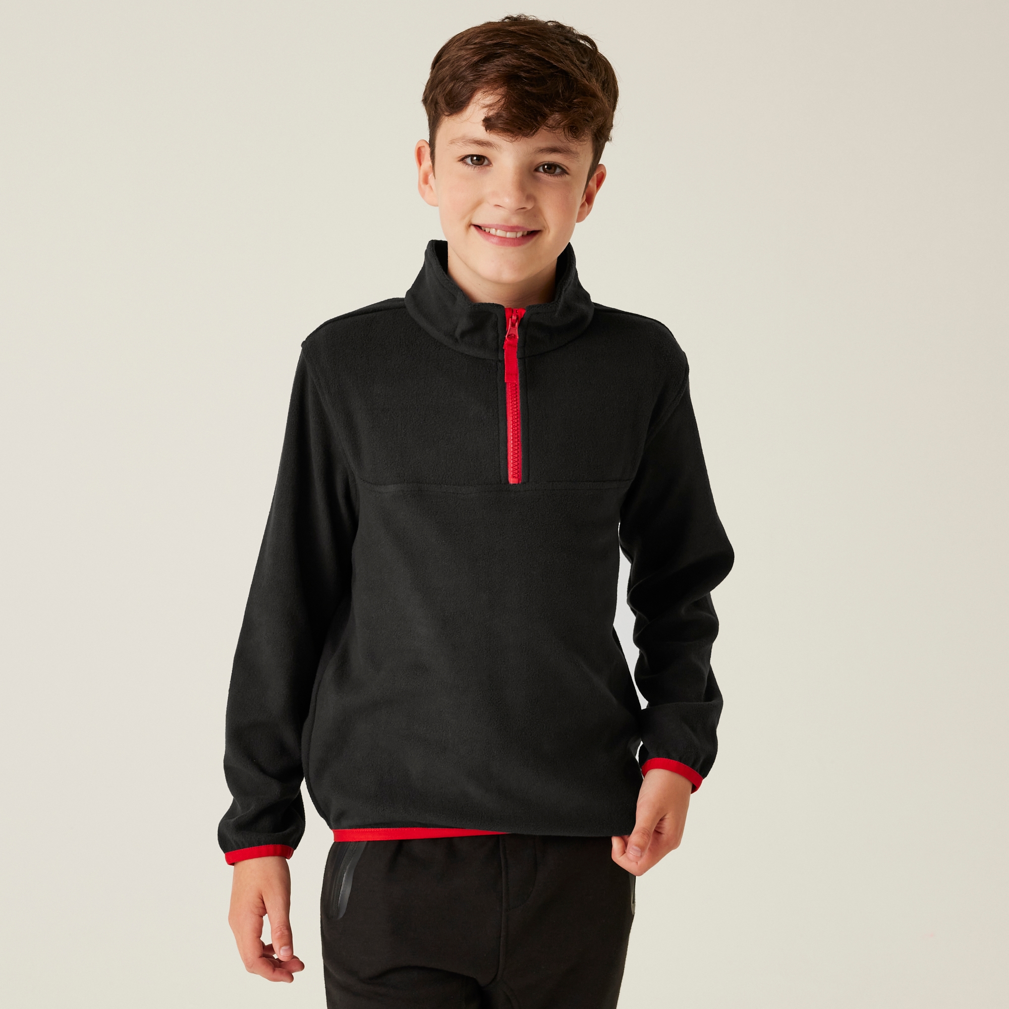 Regatta Professional Kids’ Micro School Fleece - Black Size 5-6 Years