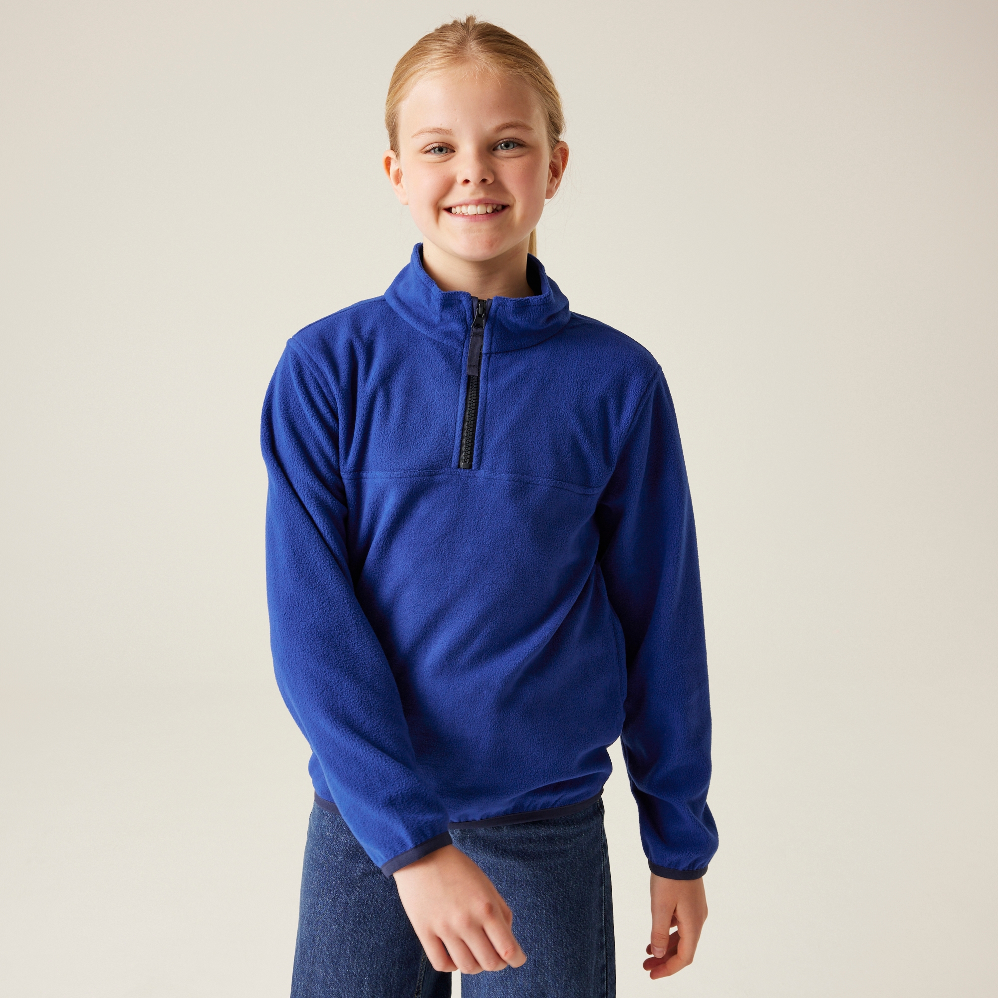 Regatta Professional Kids’ Micro School Fleece - Blue Size 9-10 Years