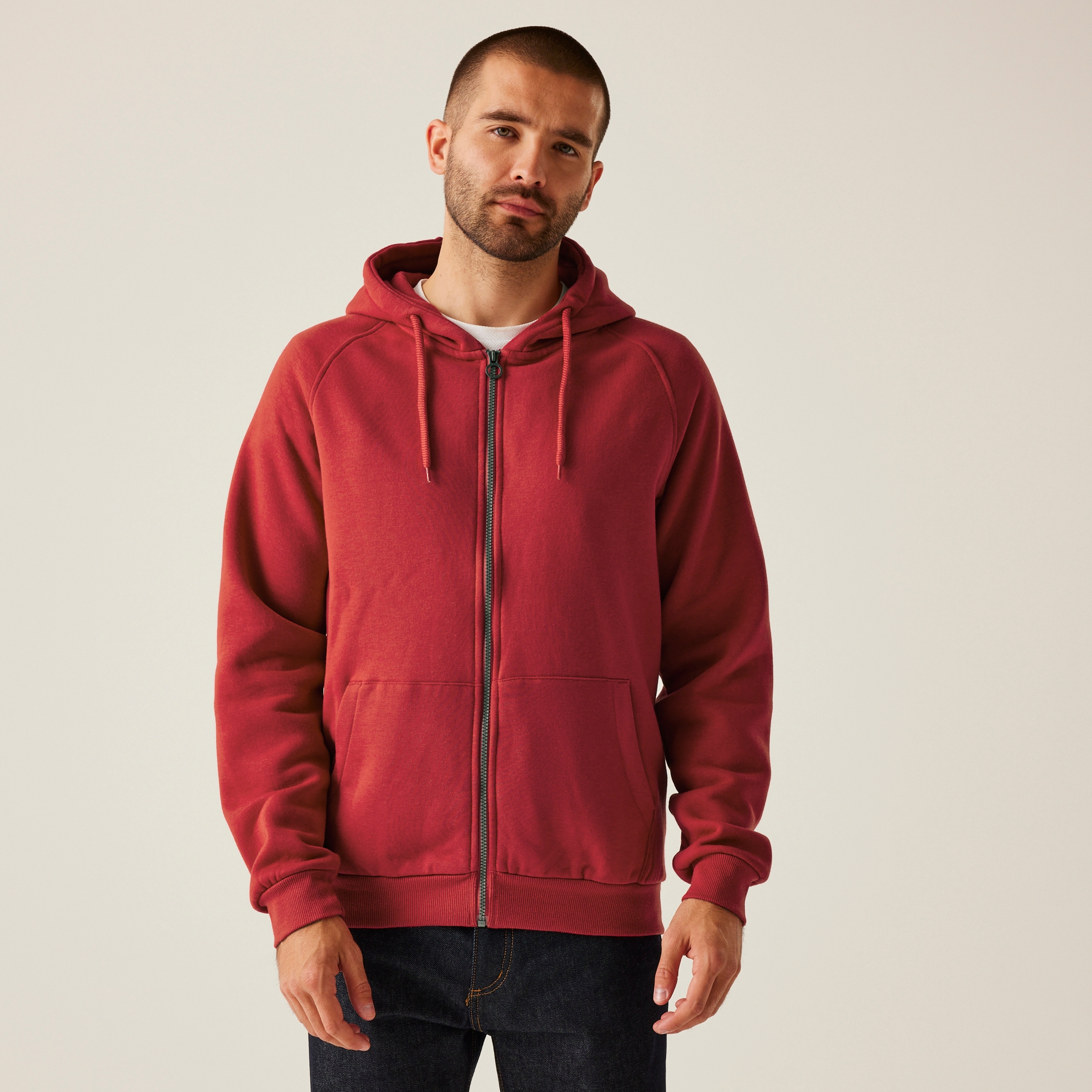 Regatta Professional Men's Pro Fz Hoodie - Red Extra Small