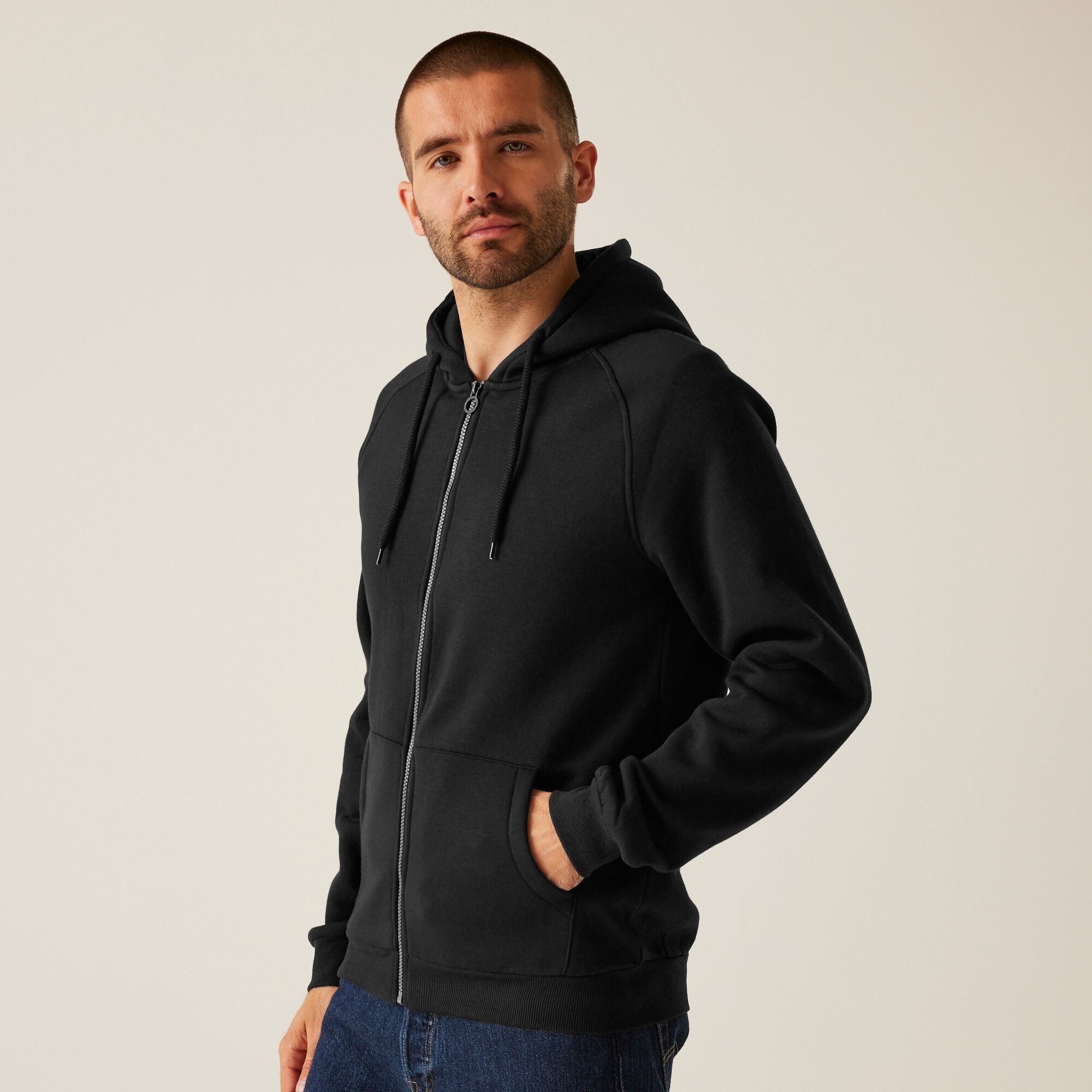 Regatta Professional Pro Fz Hoodie Size: L Men's Black