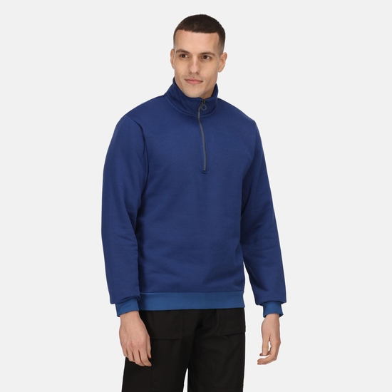 Men's Pro Quarter Zip Sweatshirt New Royal