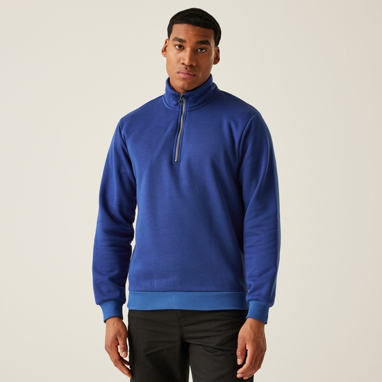 Men's Pro Quarter Zip Sweatshirt New Royal