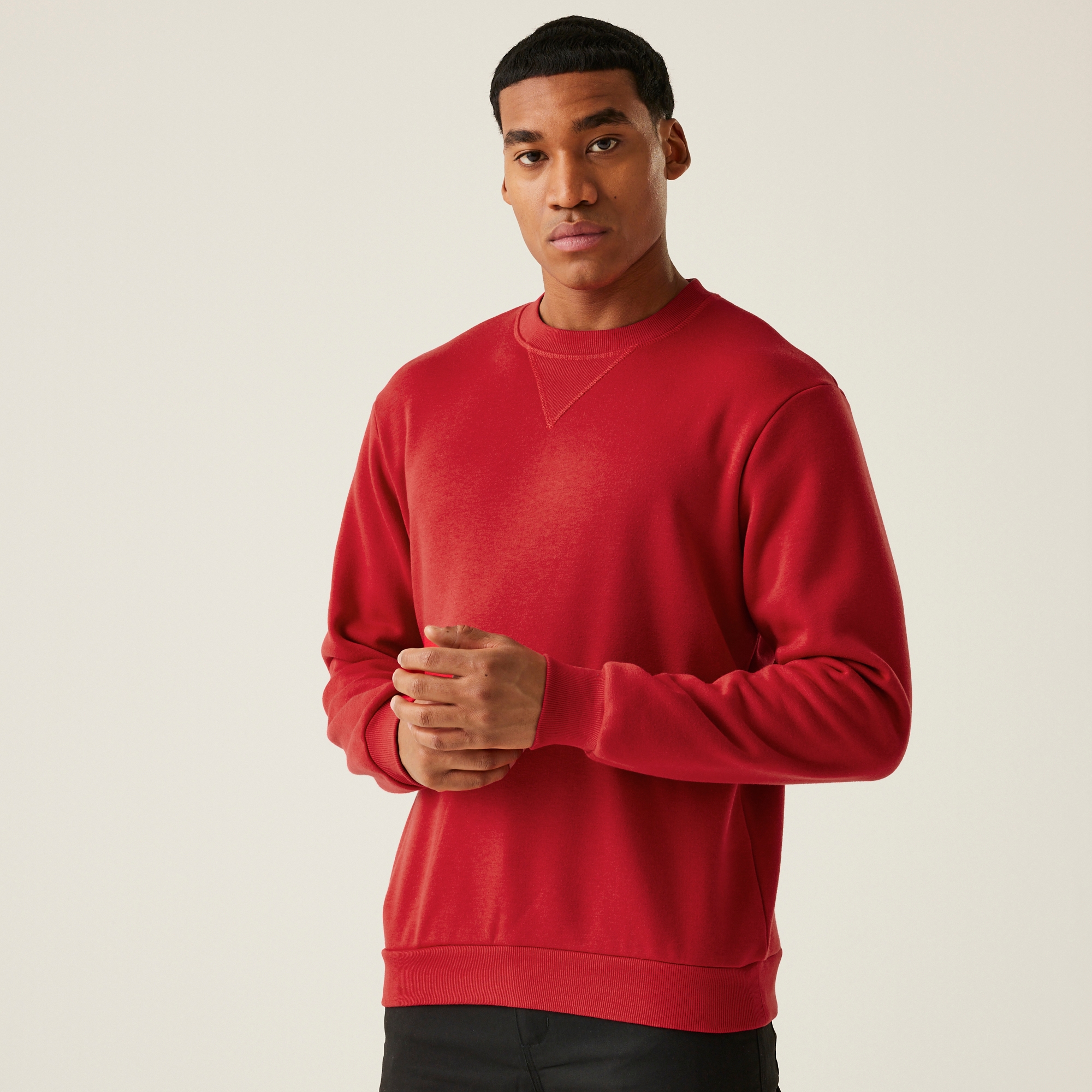 Regatta Professional Pro Crewneck Sweatshirt Size: Xxl Men's Red
