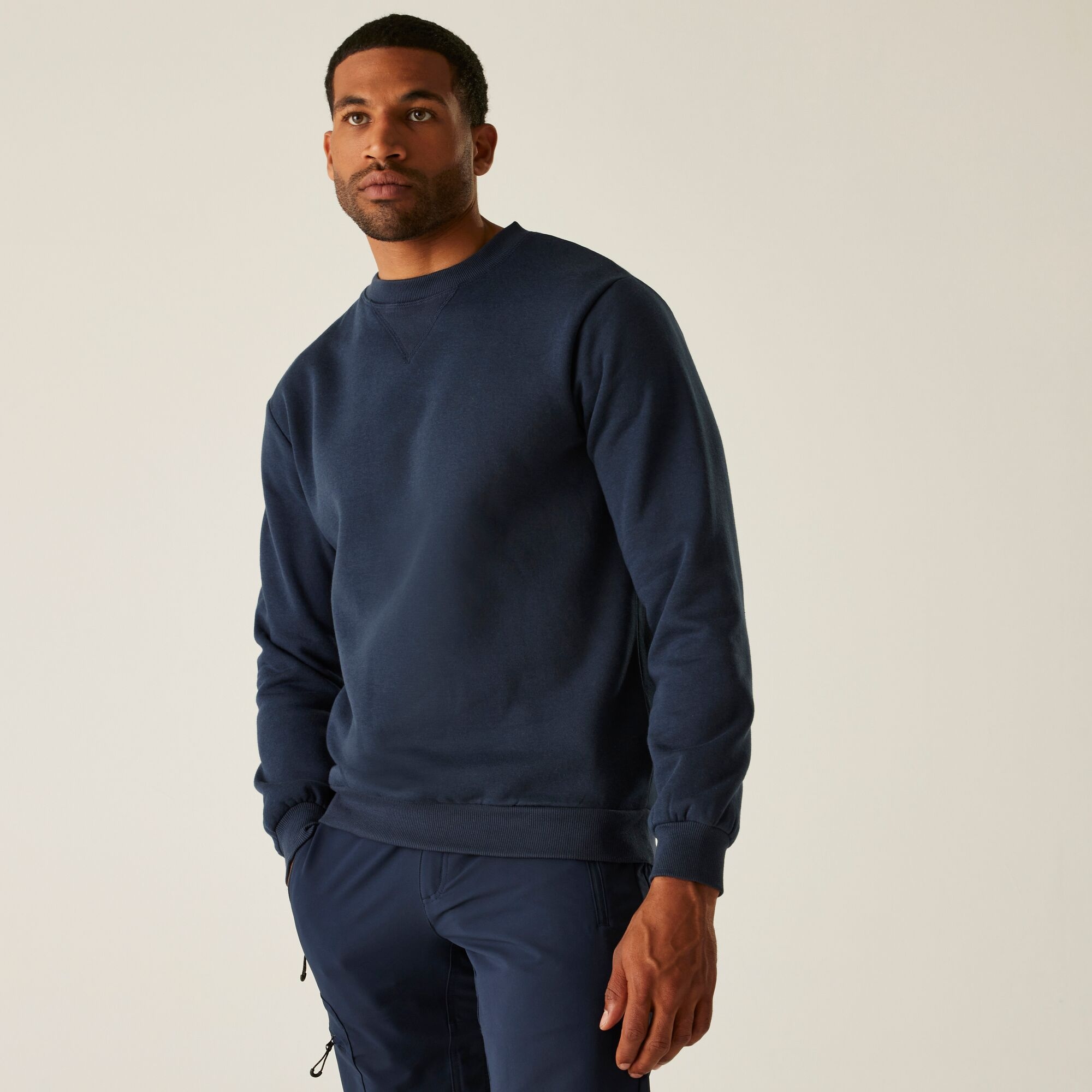 Regatta Men's Pro Crewneck Sweatshirt - Navy - L - Image 3