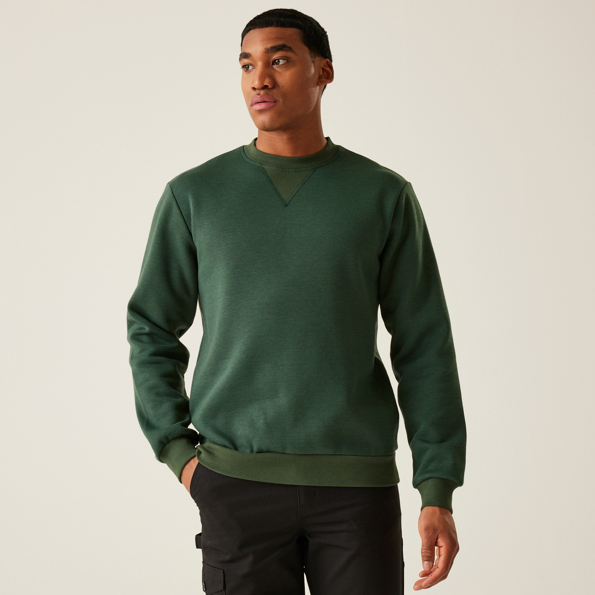 Regatta Professional Men's Pro Crewneck Sweatshirt - Green Small