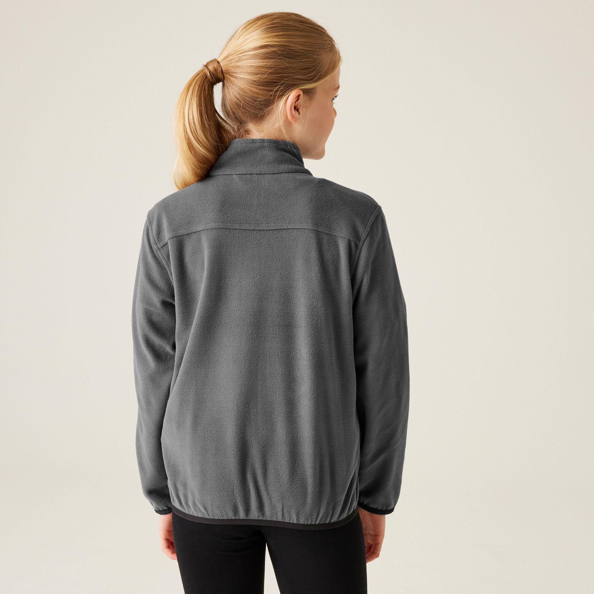 Dziecięcy polar z suwakiem Regatta Professional Szary