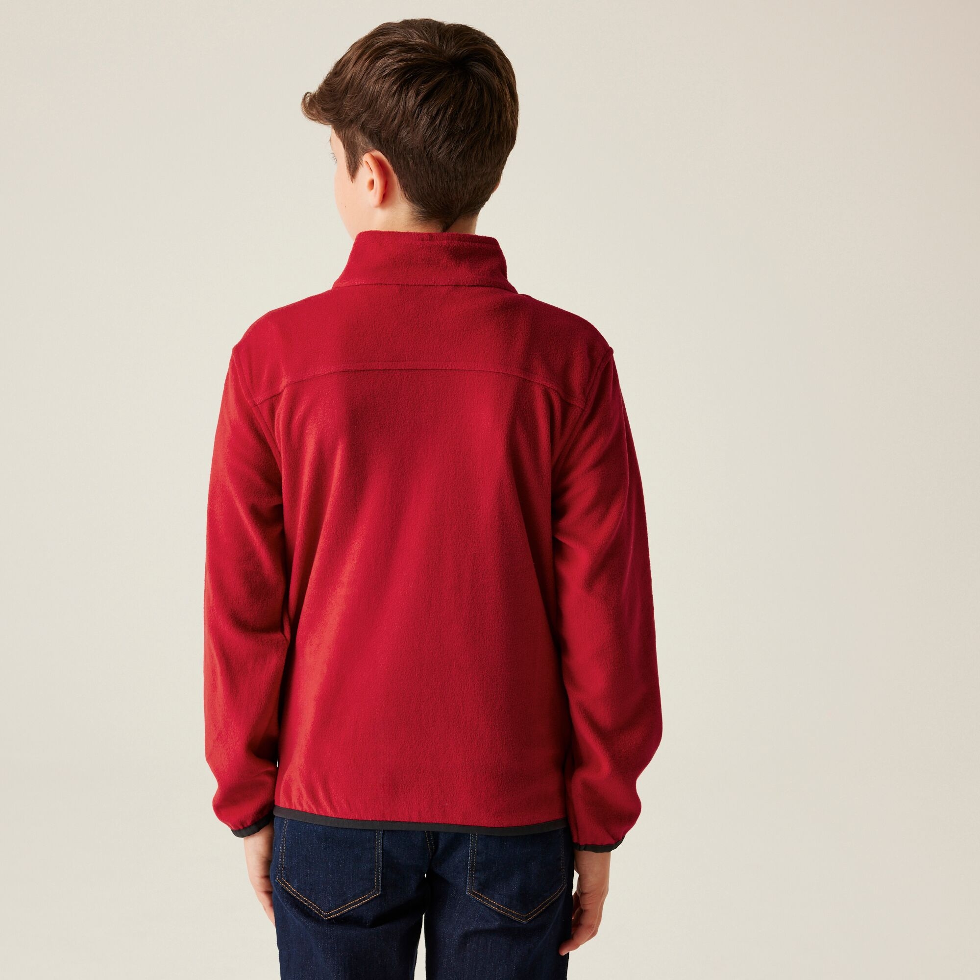 Dziecięcy polar z suwakiem Regatta Professional Czerwony