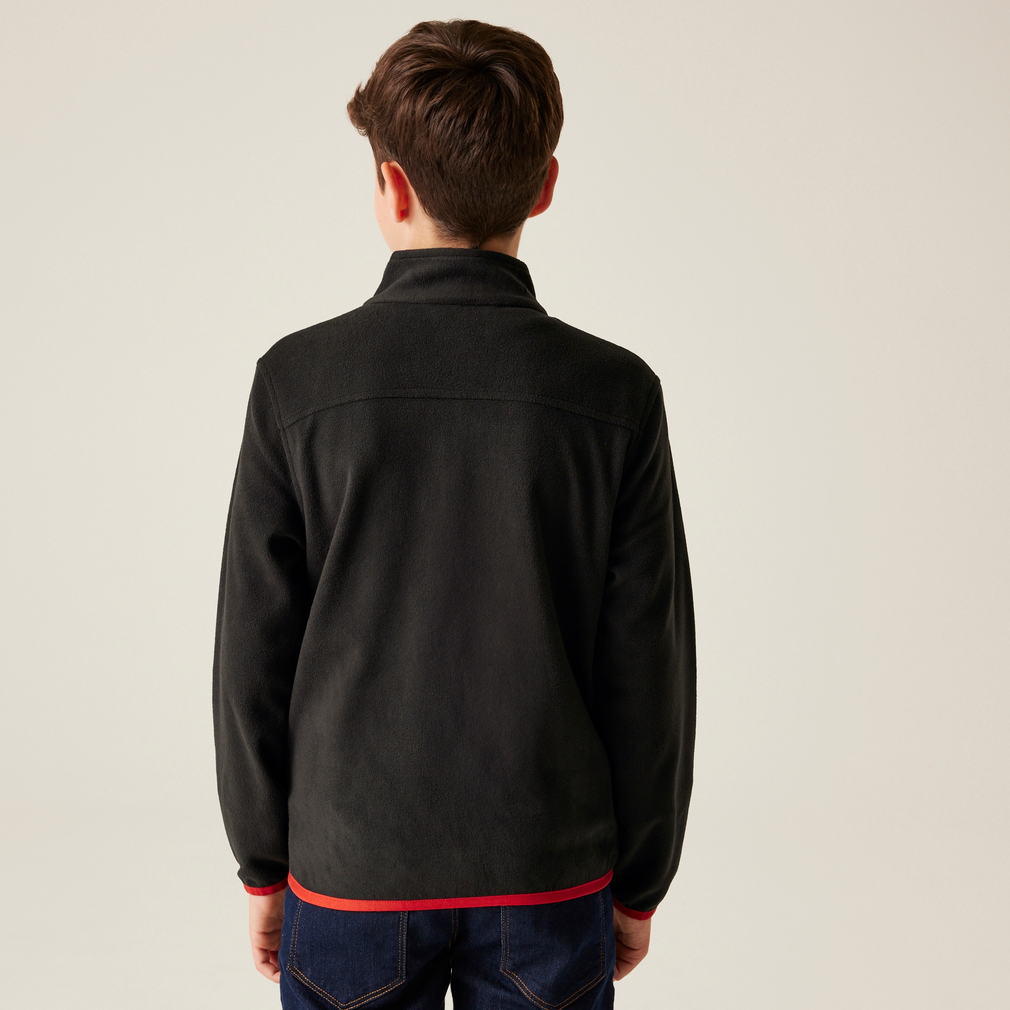 Dziecięcy polar z suwakiem Regatta Professional Czarny