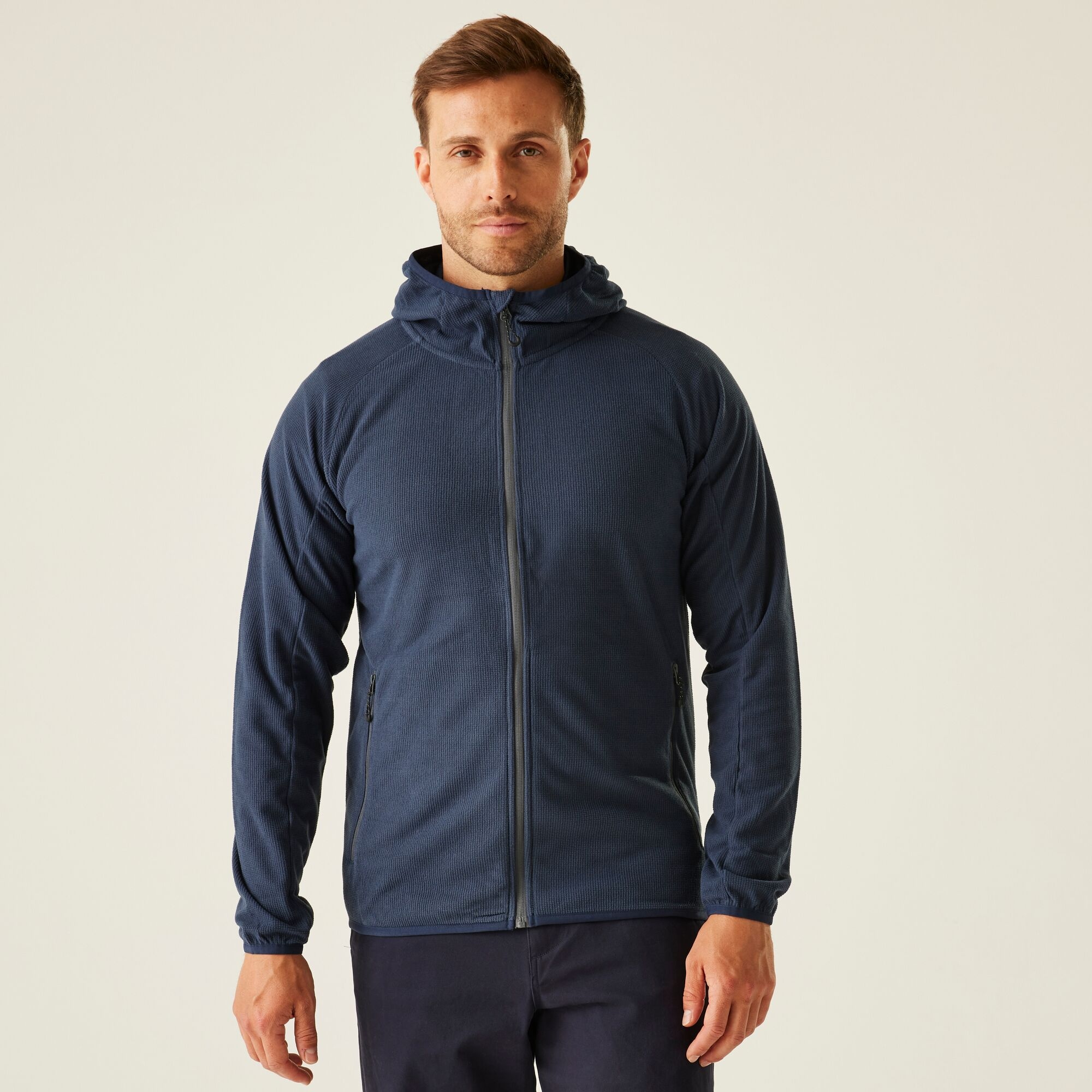 Regatta Men's Navigate Full-Zip Fleece - Navy Seal Grey - M - Image 3