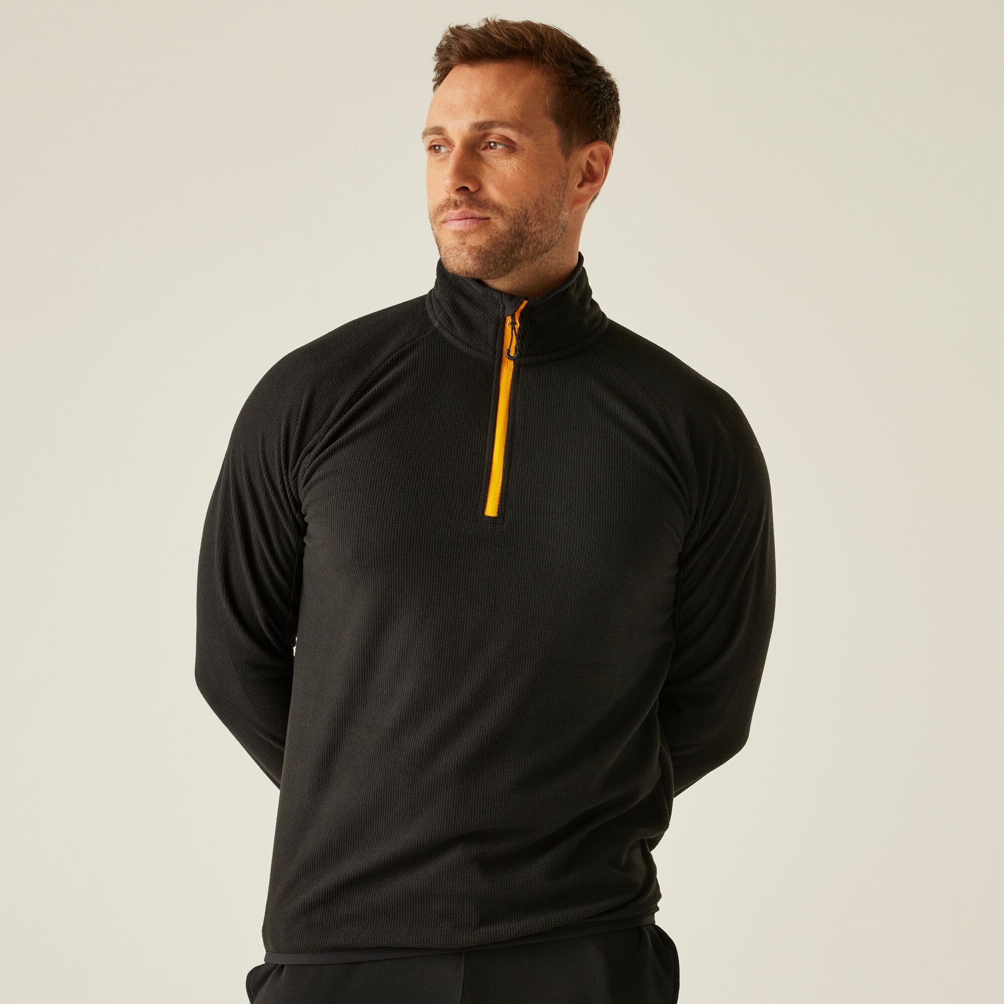 Regatta Professional Navigate Half-Zip Fleece Size: Xxl Men's Black