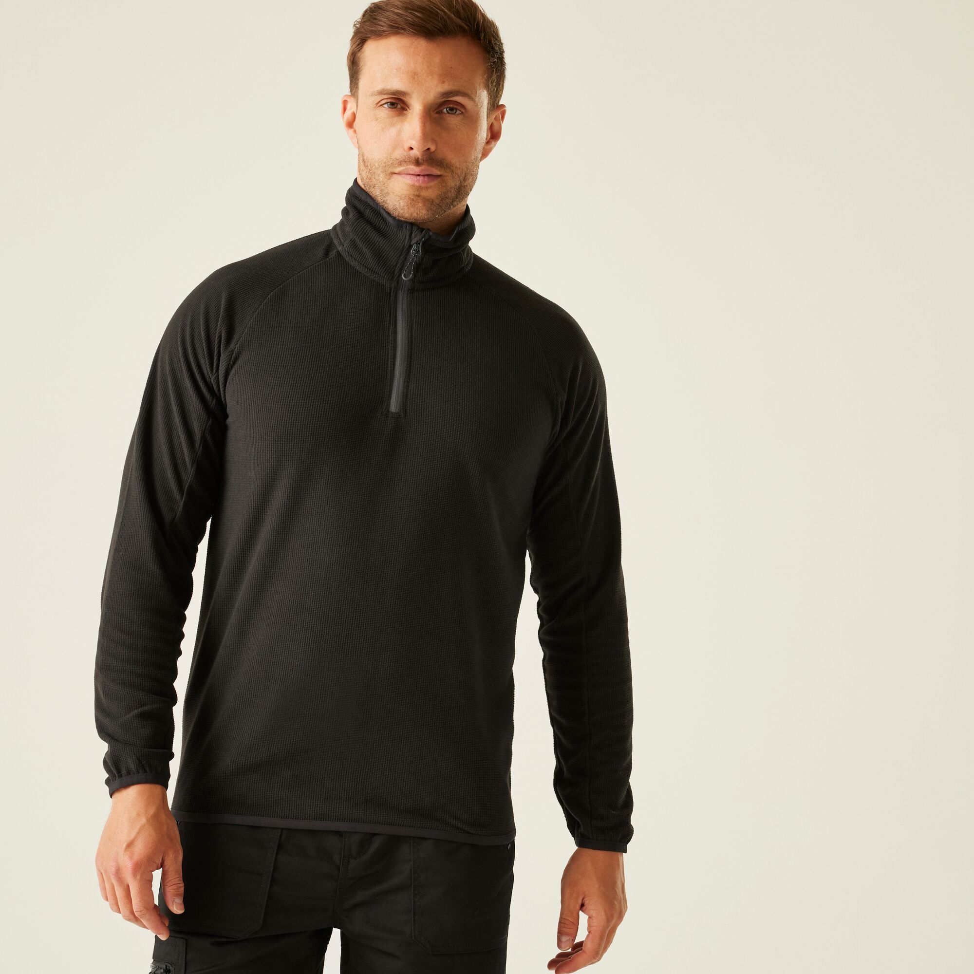 Regatta Professional Navigate Half-Zip Fleece Size: 3XL Men's Black