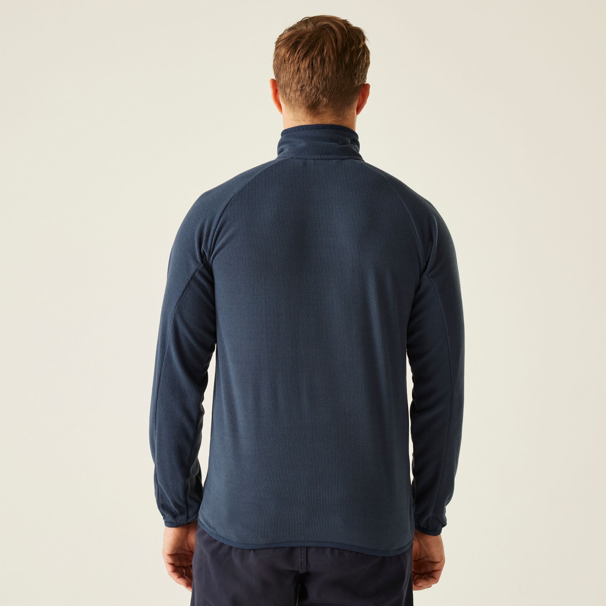 Regatta Men's Navigate Half-Zip Fleece - Navy Seal Grey - L - Image 4