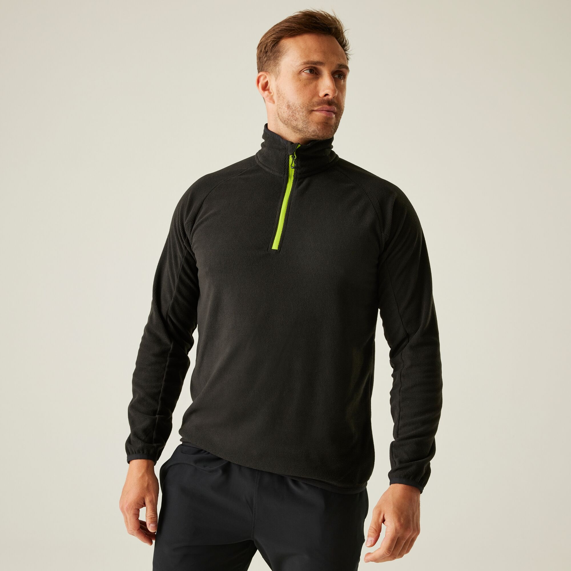 Regatta Professional Men's Winter Navigate Half-Zip Fleece - Black Medium