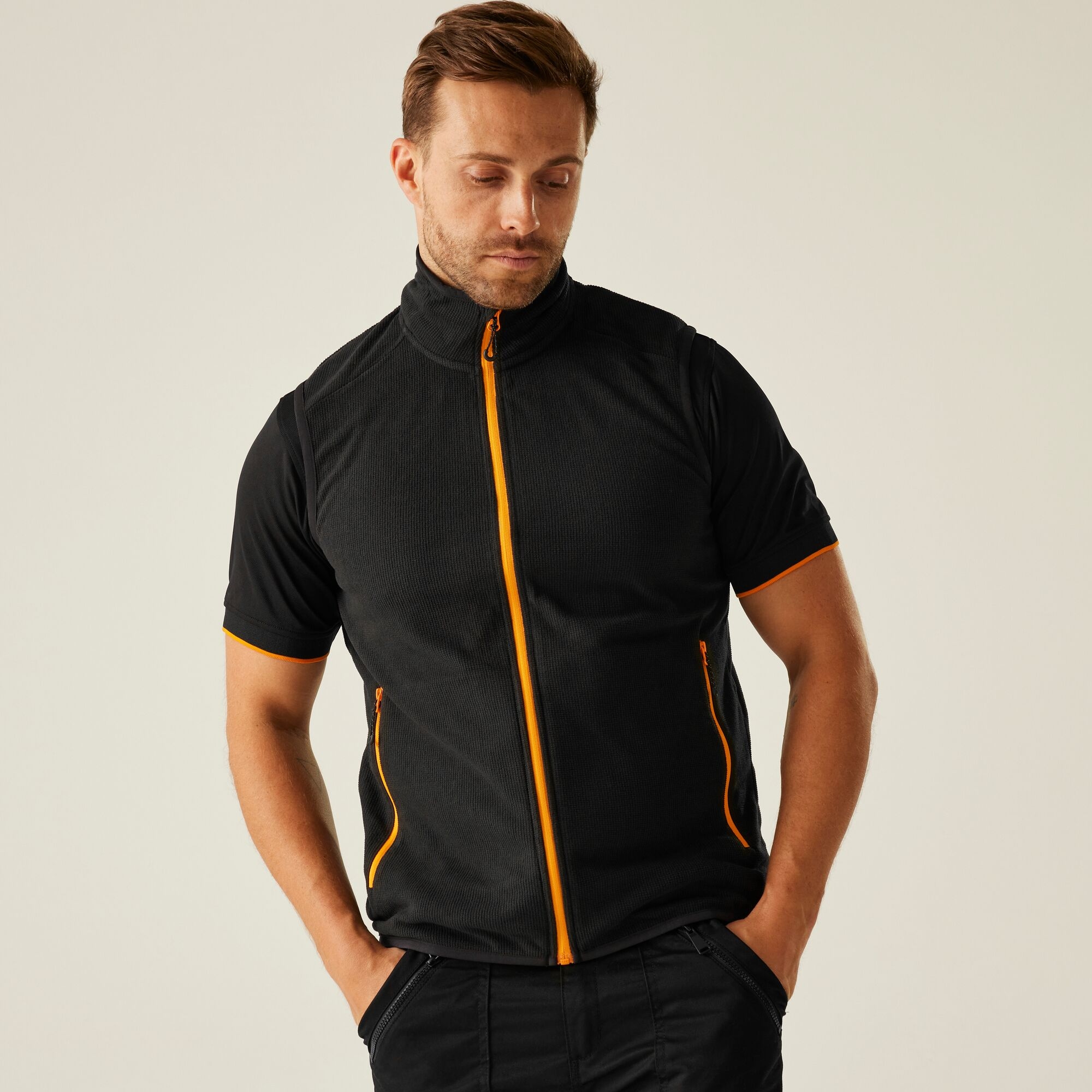 Regatta Professional Navigate Fleece Gilet Size: Xl Men's Black