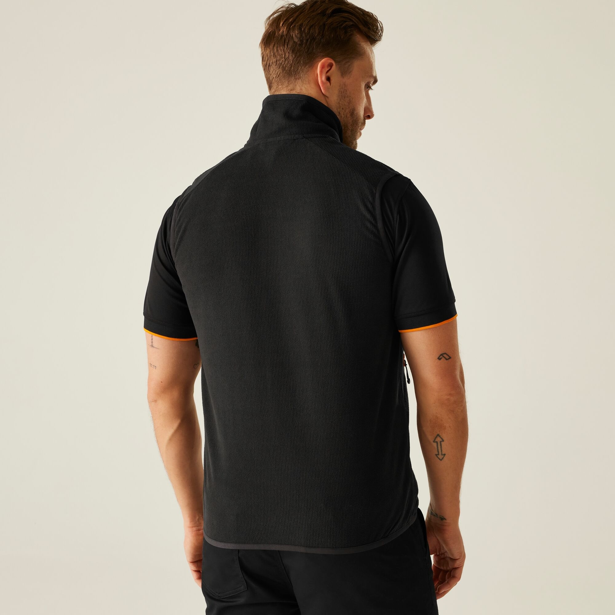 Regatta Professional Men's Winter Navigate Fleece Gilet - Black Small - Image 3