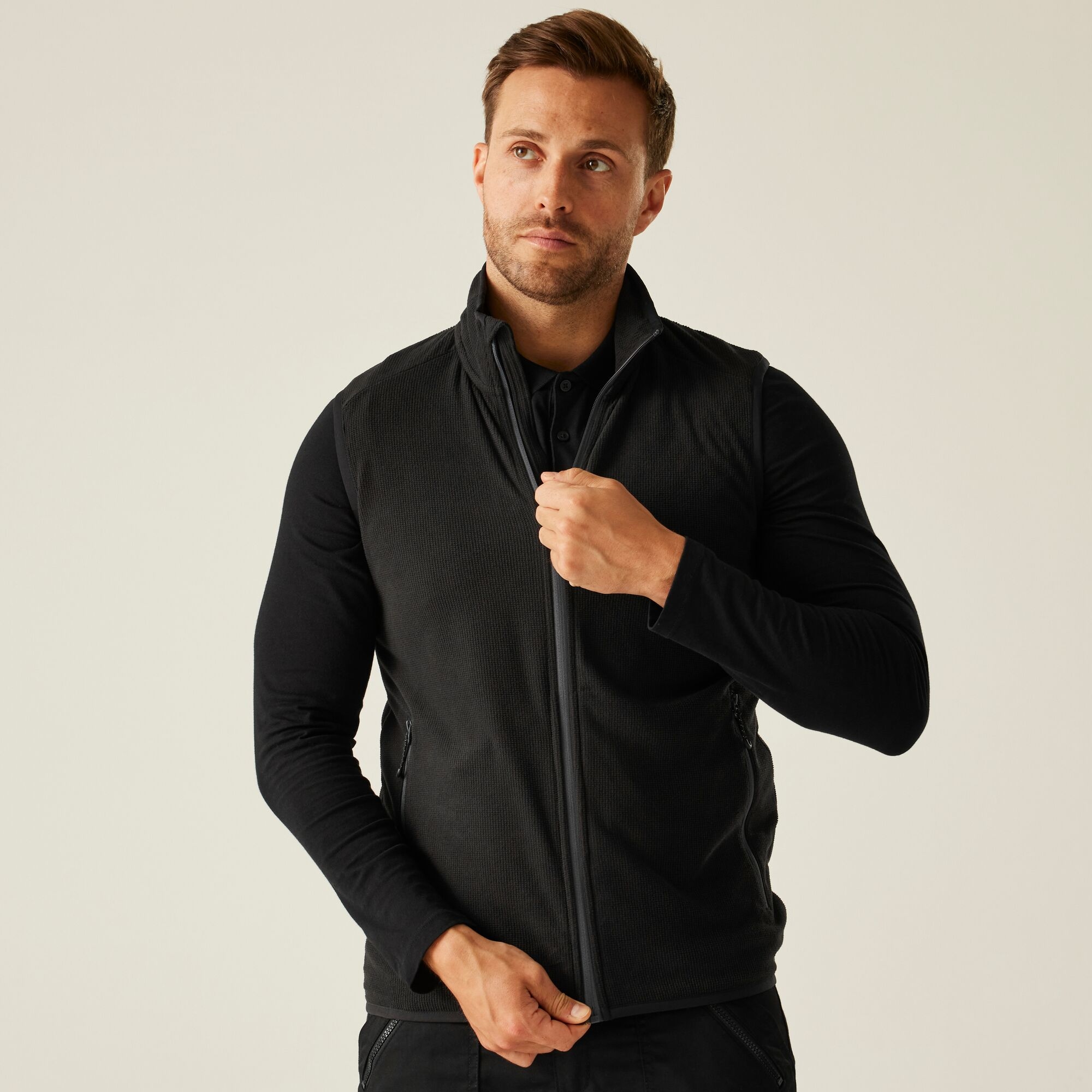 Regatta Professional Navigate Fleece Gilet Size: Xl Men's Black