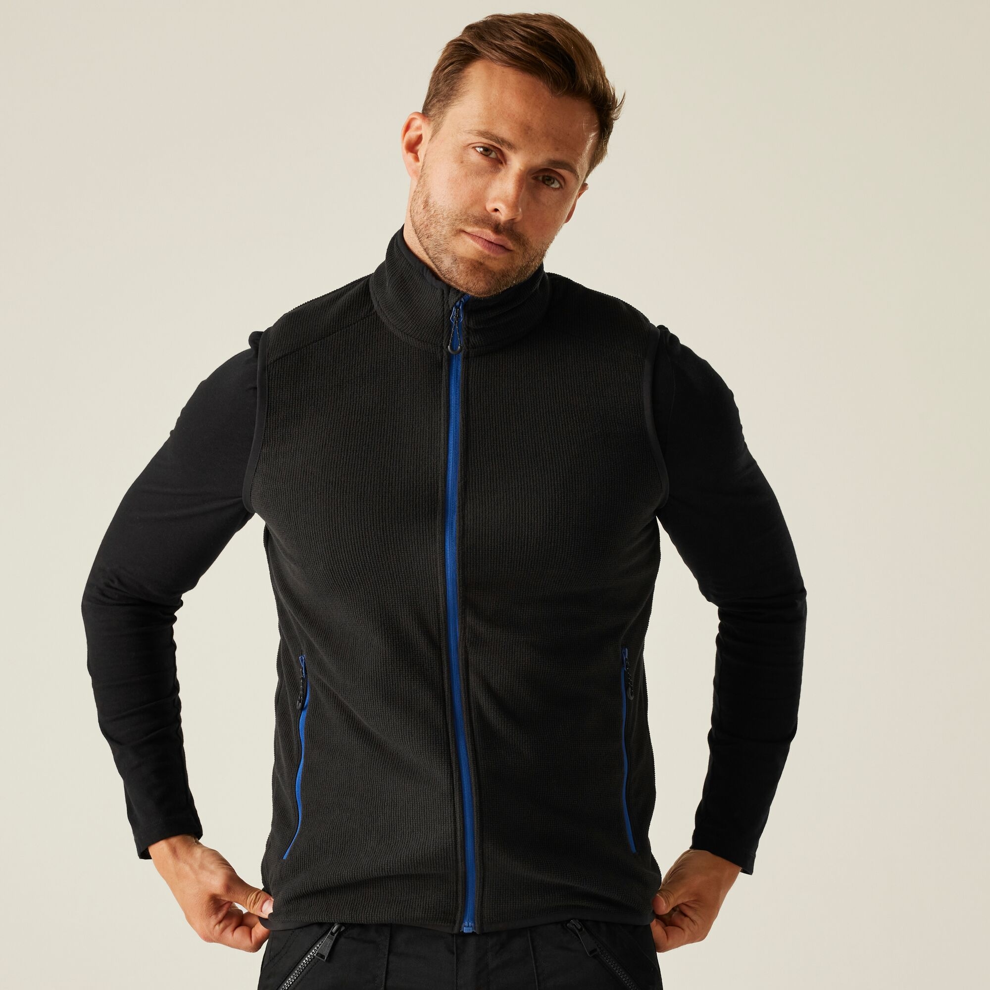Regatta Professional Navigate Fleece Gilet Size: Xl Men's Black