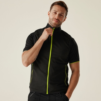 Gilet Bodywarmer Homme Regatta Tobias, Micro Polaire, Vert, Taille S, Neuf Avec étiquettes