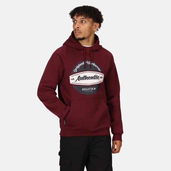 Men's Original Workwear Hoodie Burgundy