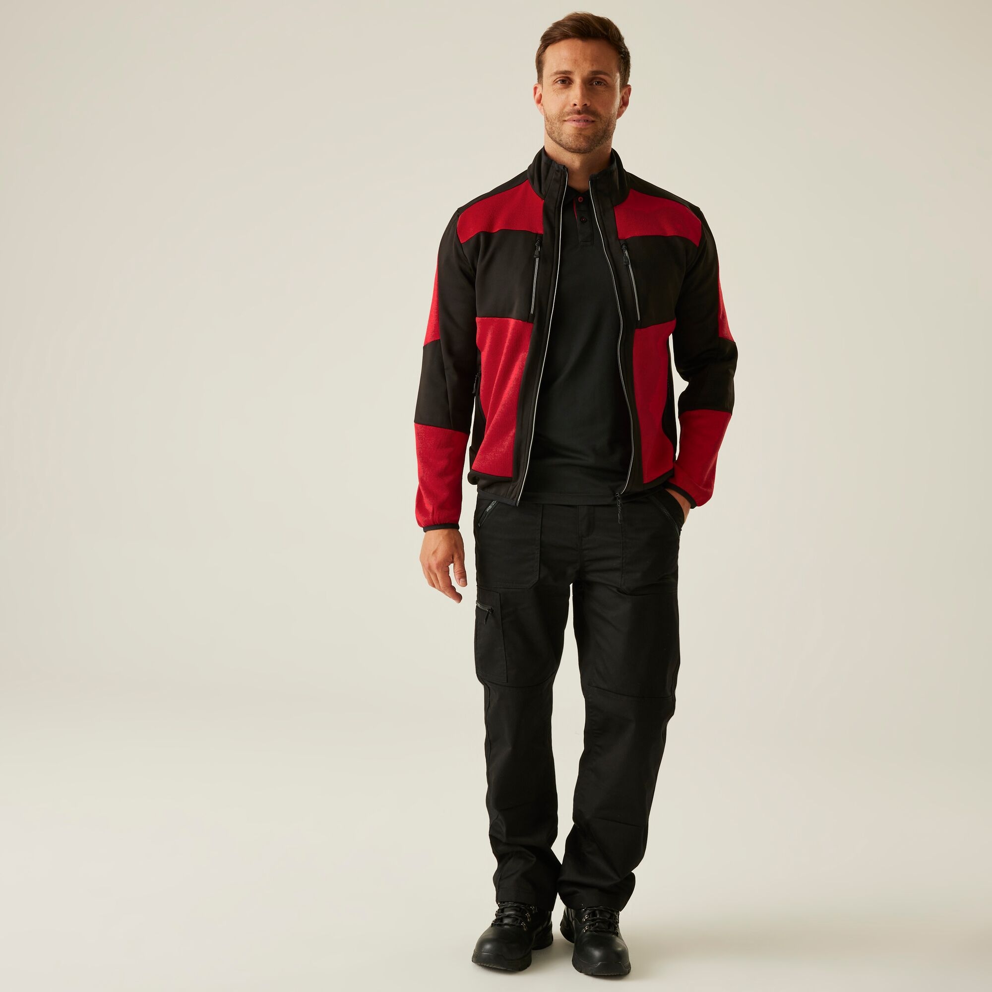 Regatta Professional Men's E-Volve Stretch Midlayer - Red Xxl